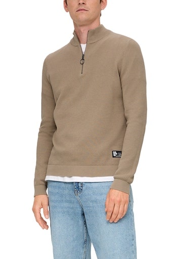 QS Stehkragenpullover