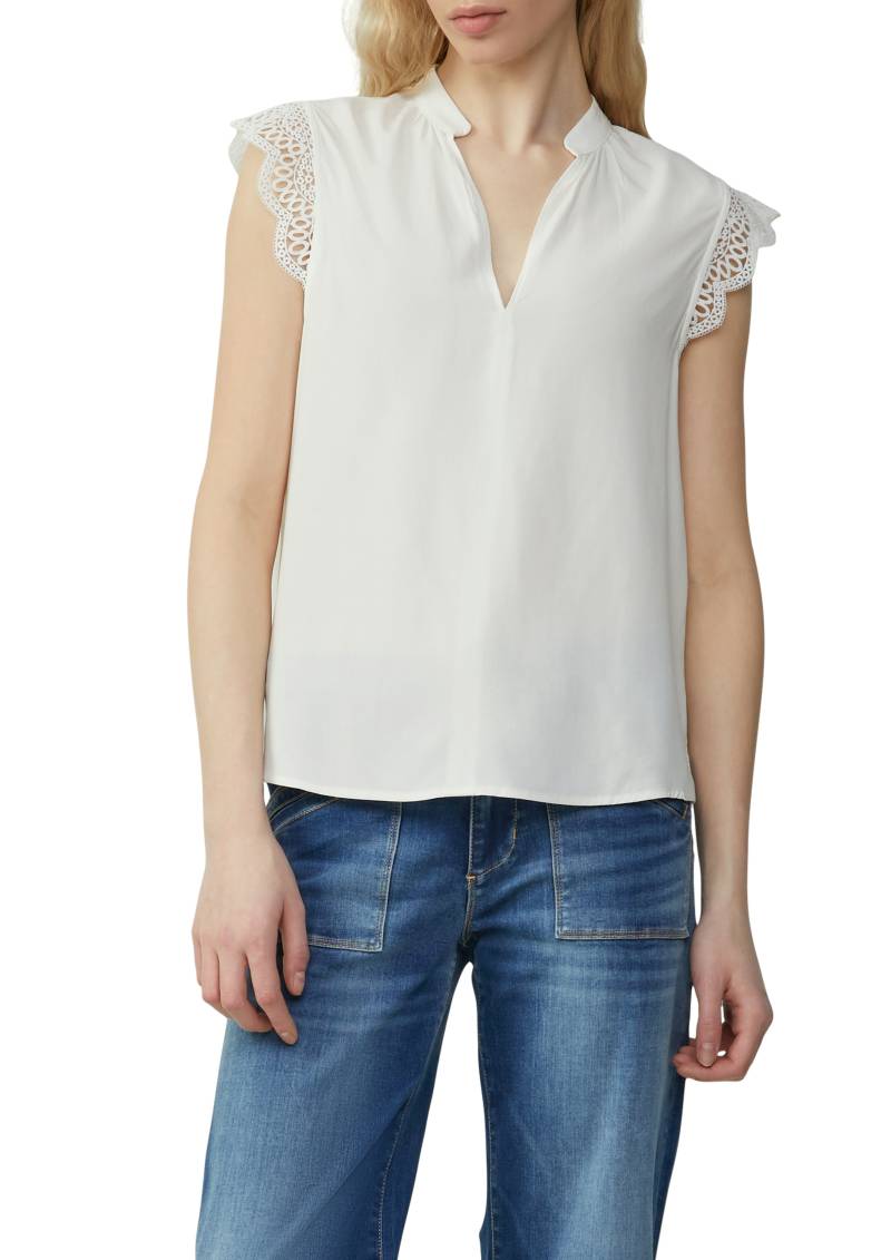 QS Blusentop, mit Spitzen-Detail von QS