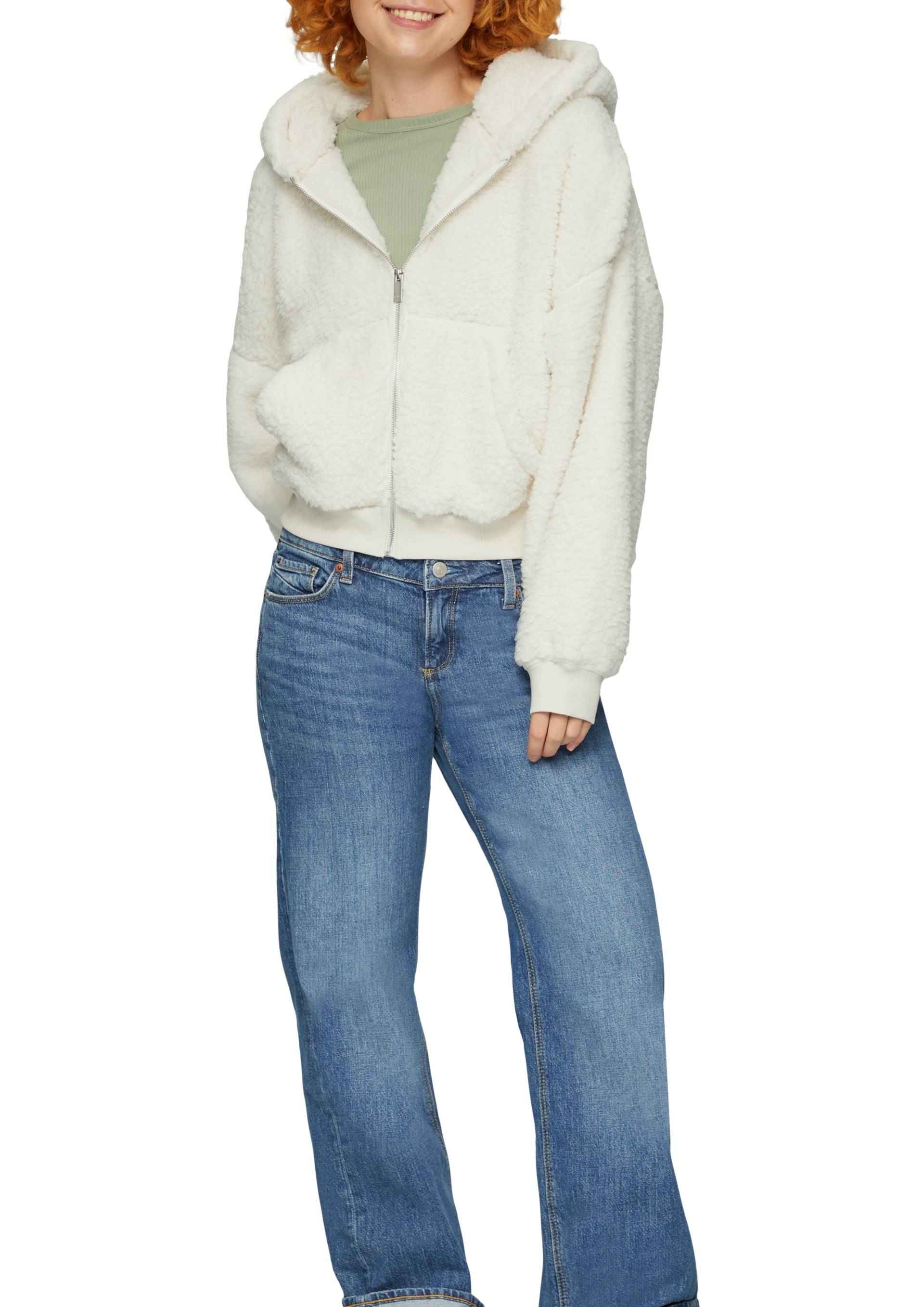 QS Kapuzensweatshirt, mit Teddy Fell QS Kapuzensweatshirt, mit Teddy Fell von QS