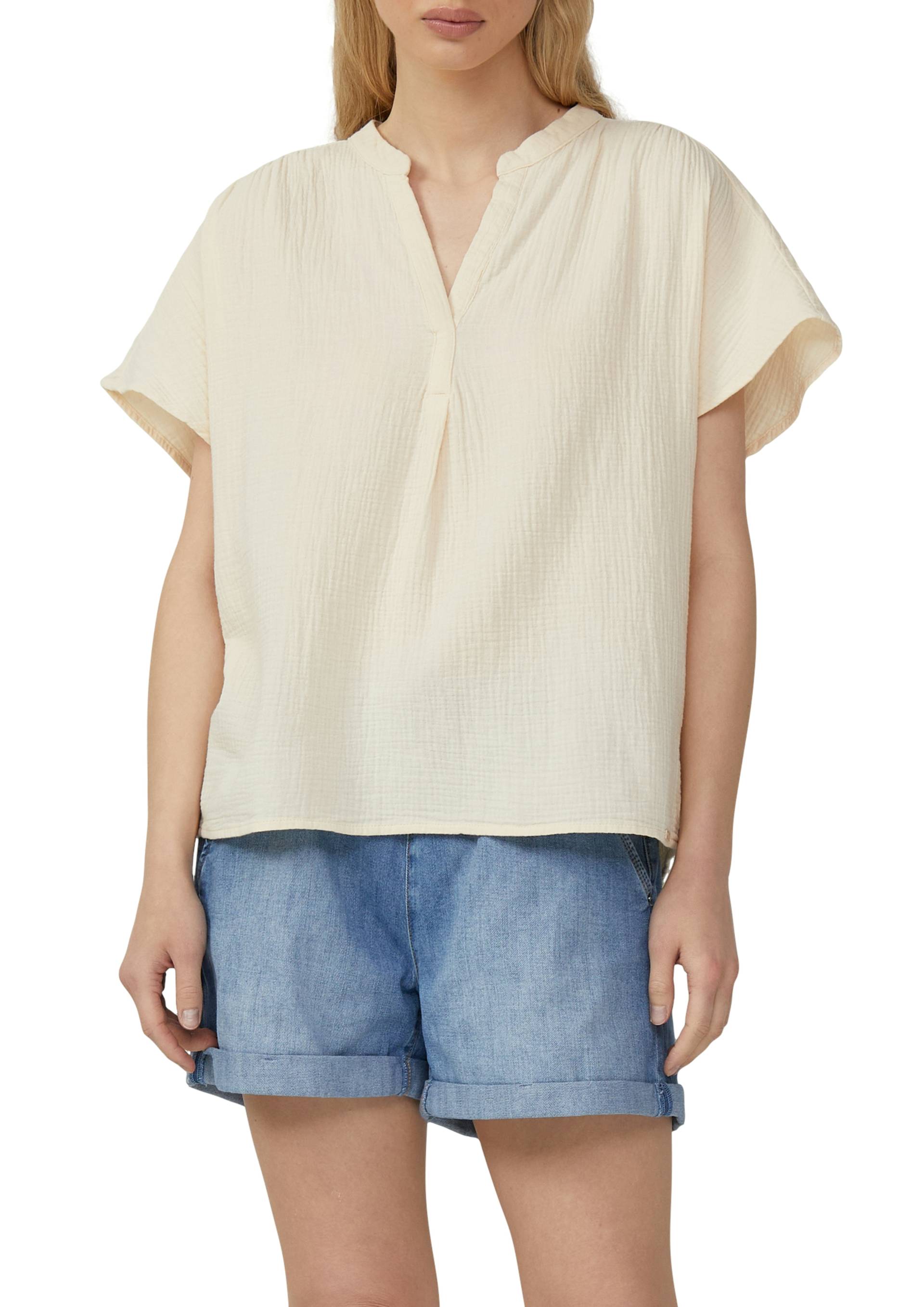 QS Kurzarmbluse, aus Musselin QS Kurzarmbluse, aus Musselin von QS
