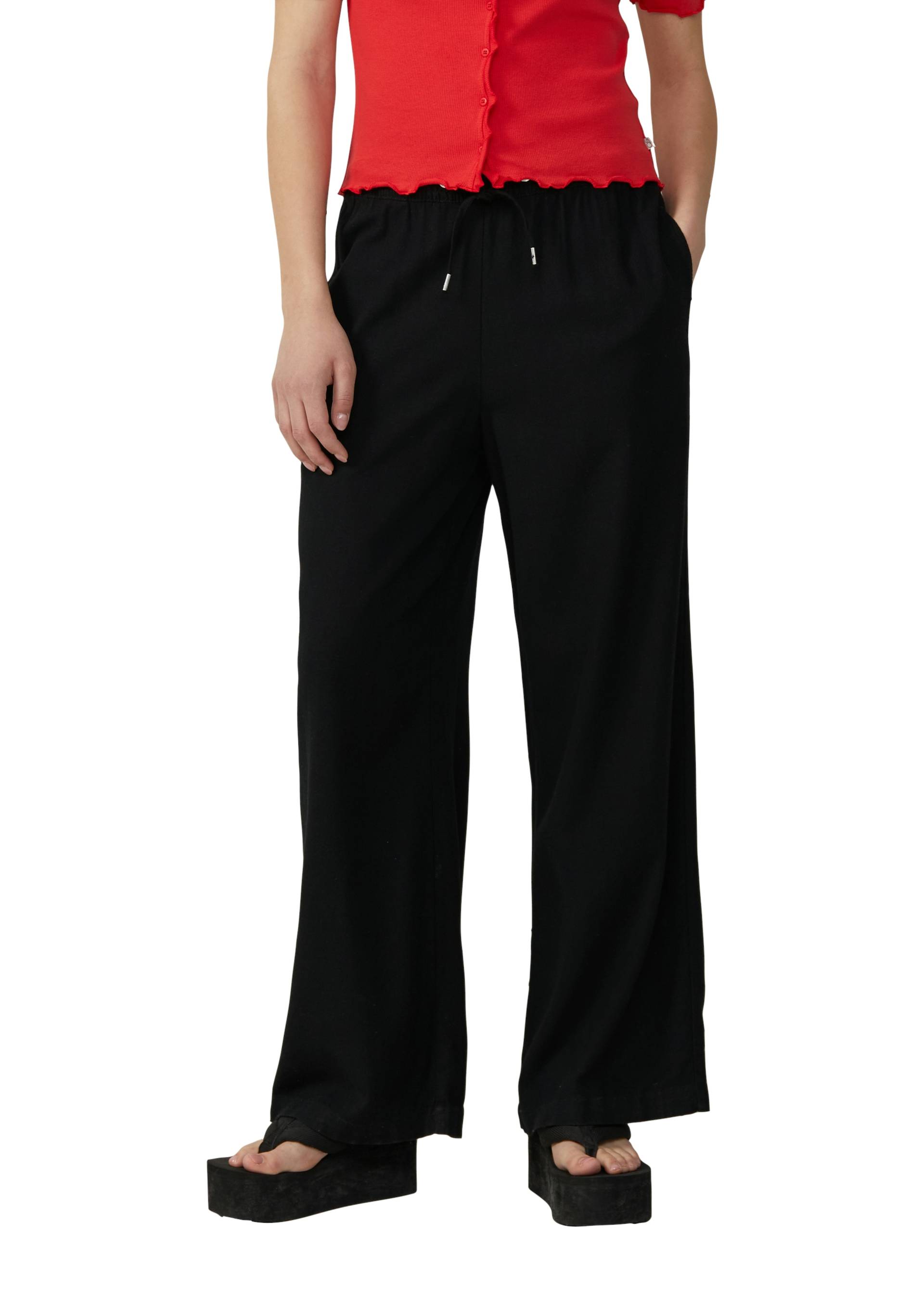 QS Leinenhose, mit Gummizug QS Leinenhose, mit Gummizug von QS