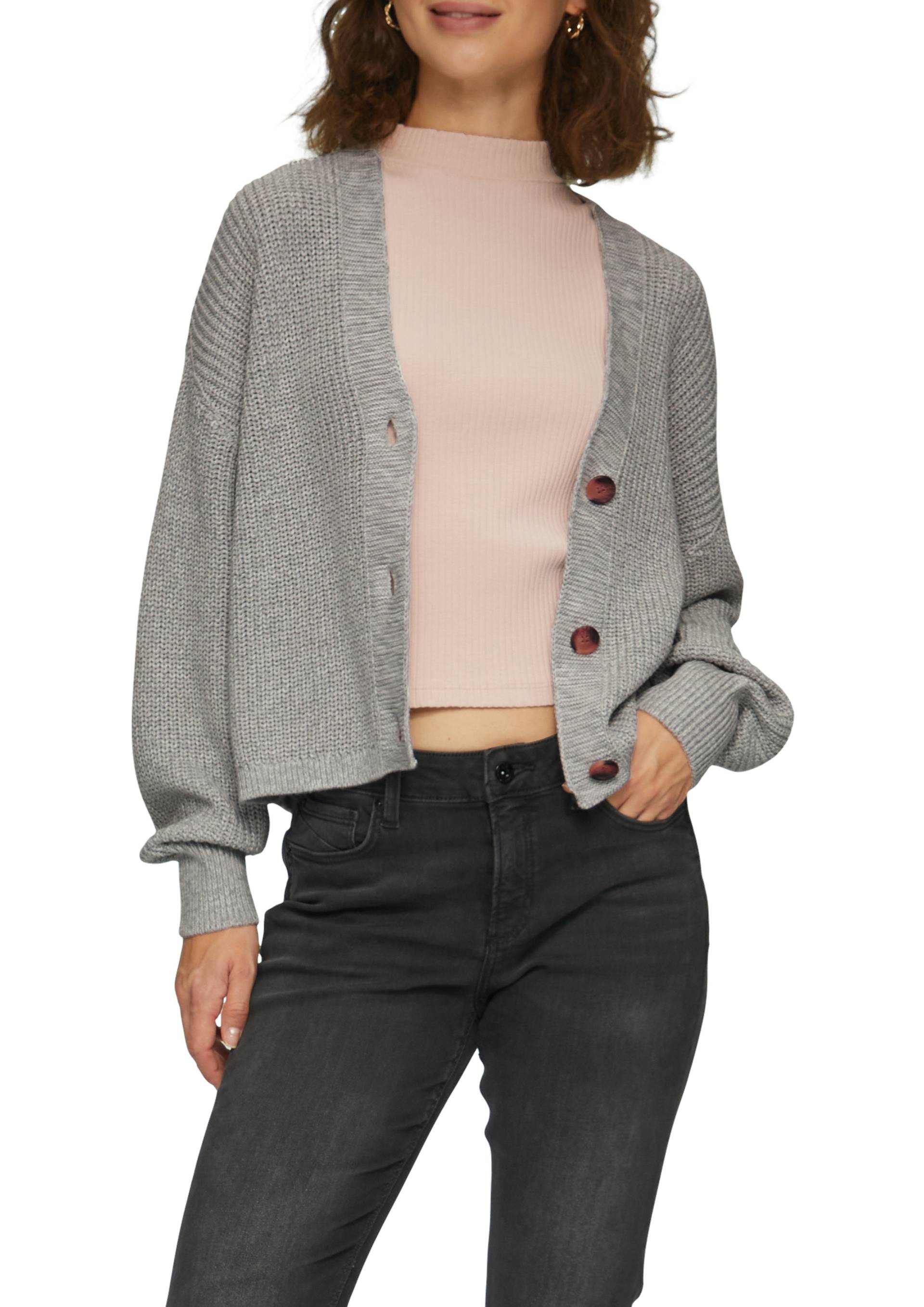 QS Strickjacke, mit Rippbündchen QS Strickjacke, mit Rippbündchen von QS
