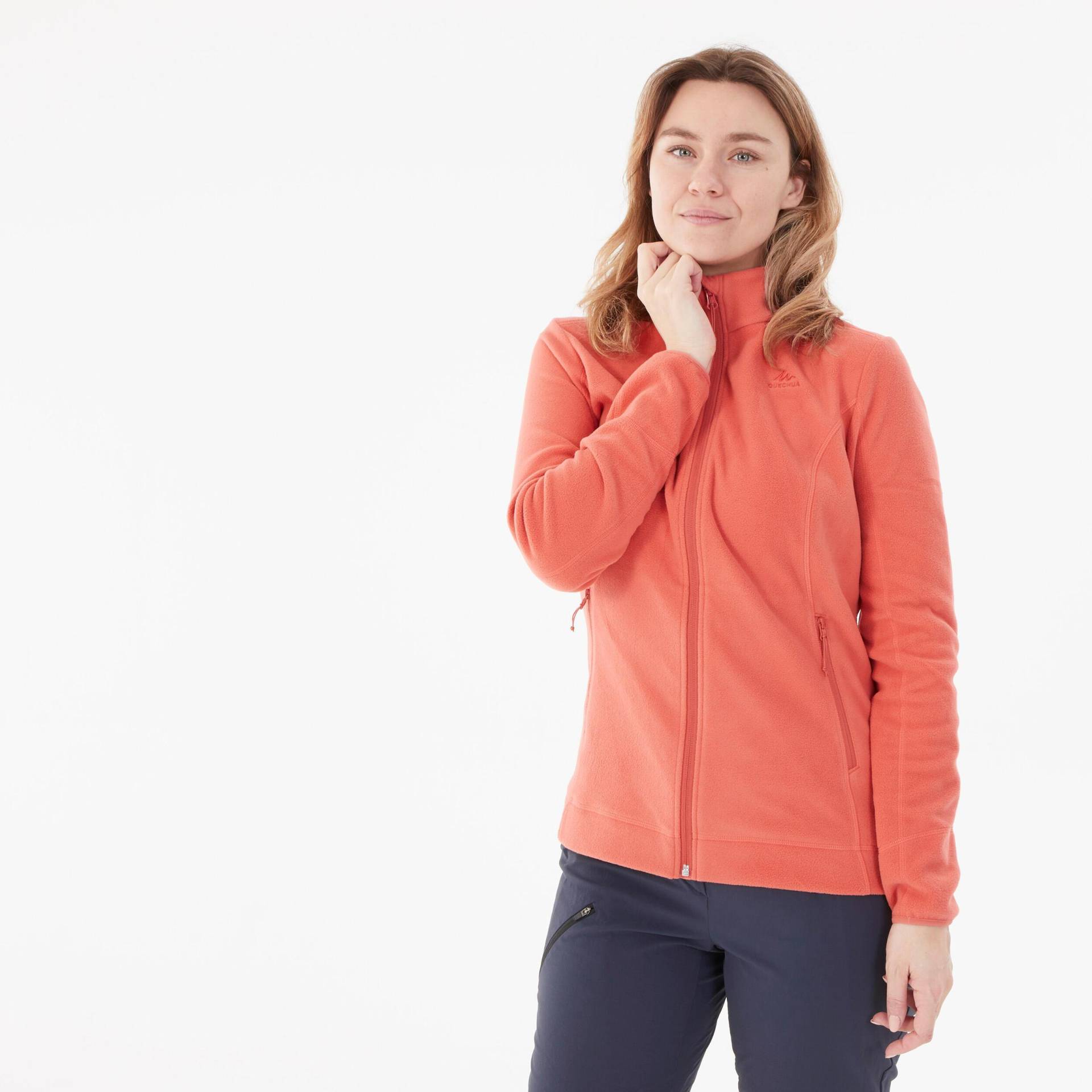 Fleece - Mh120 Damen Apricot M von QUECHUA