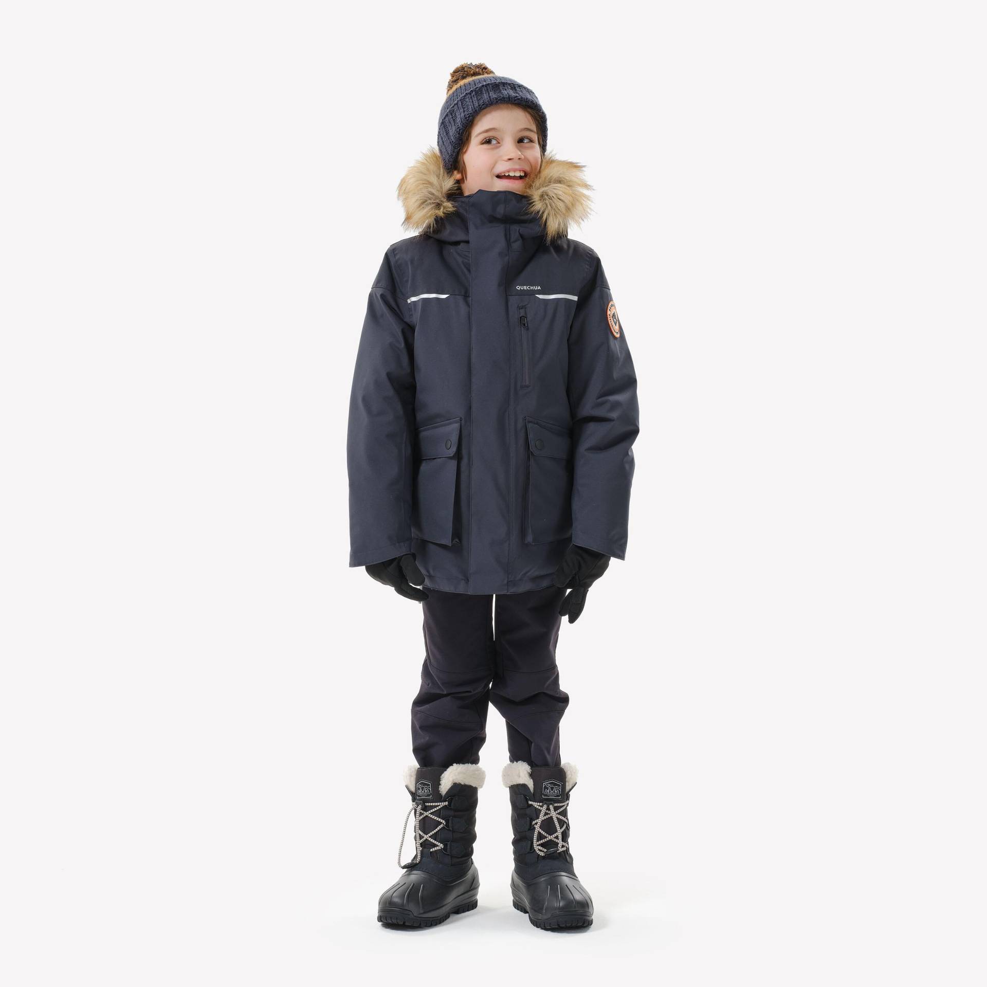 Parka - Sh900 Unisex Taubengrau 149-159CM von QUECHUA