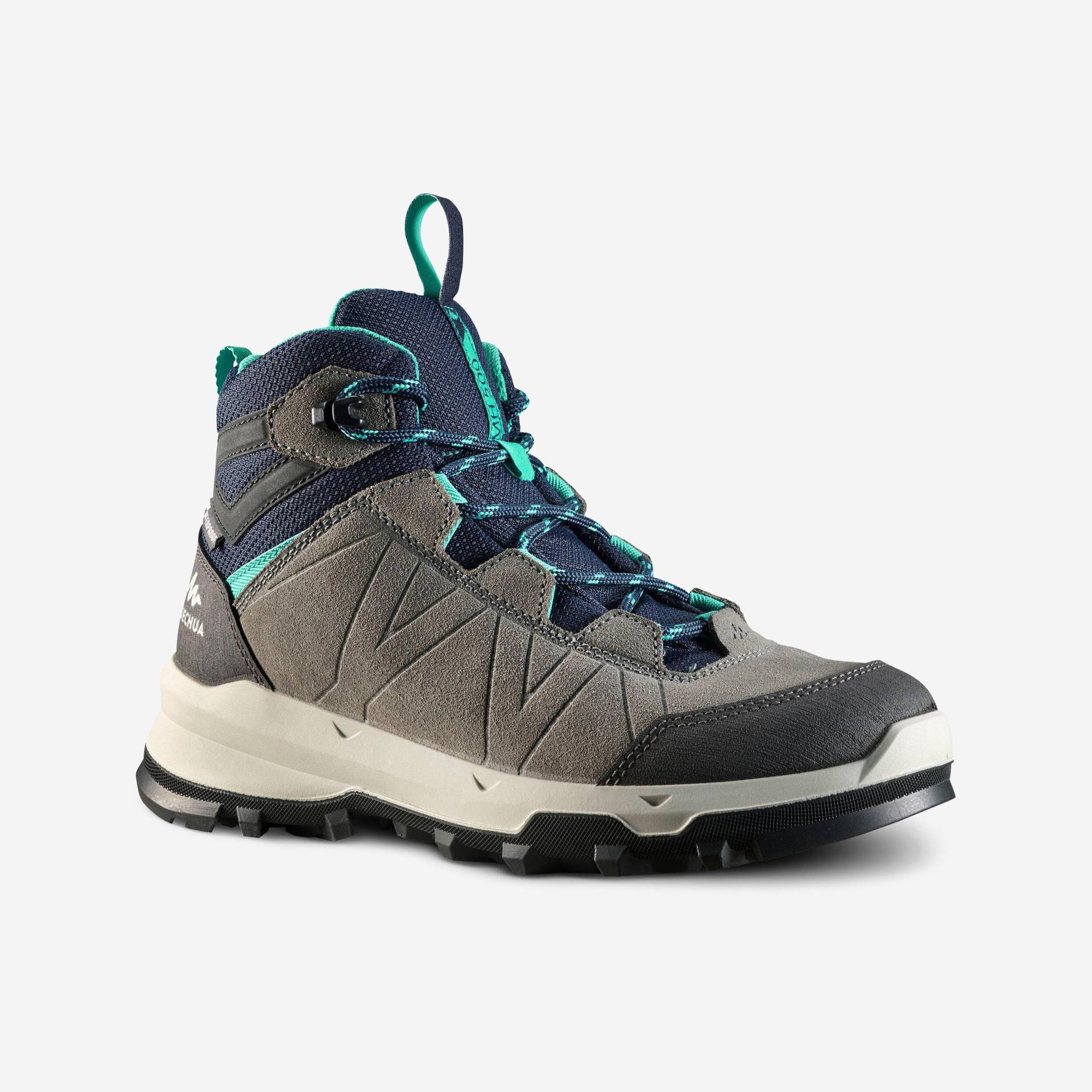 Schuhe - Mh500 Wtp Damen Taubengrau 33 von QUECHUA