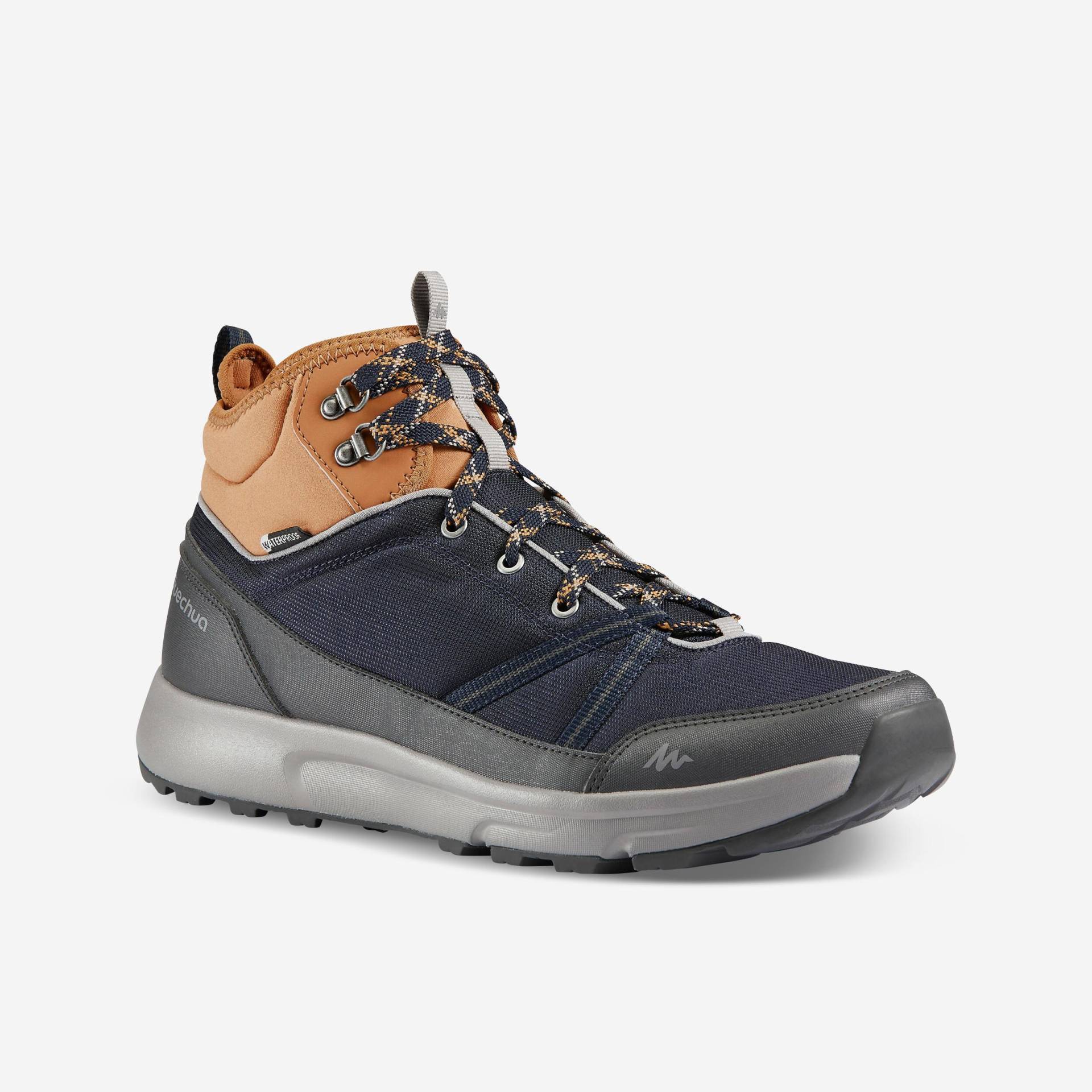 Schuhe - Nh150 Mid Wp Herren Marine 42 von QUECHUA