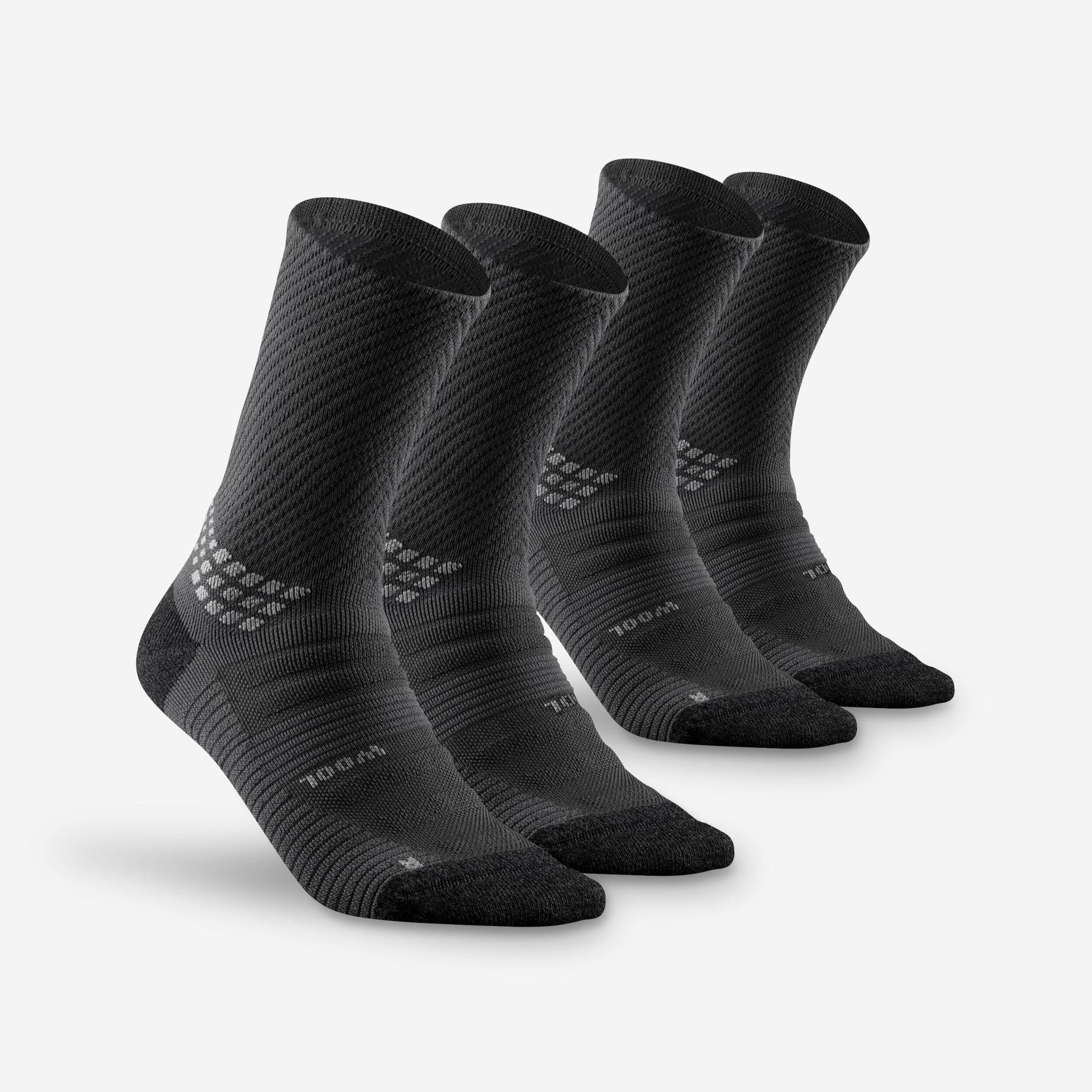 Socken - Mh 900 Herren Gewittergrau 43-46 von QUECHUA