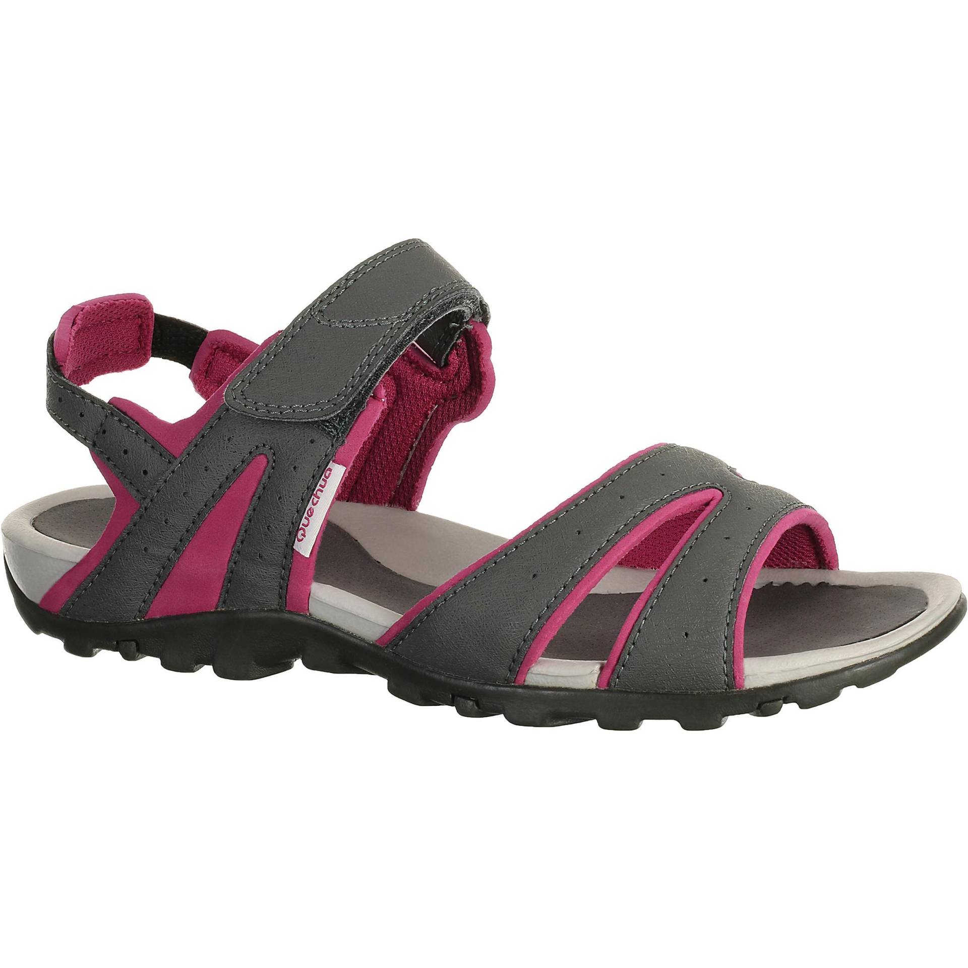 Sandalen - Nh100 Damen Dunkelrot 36 von QUECHUA