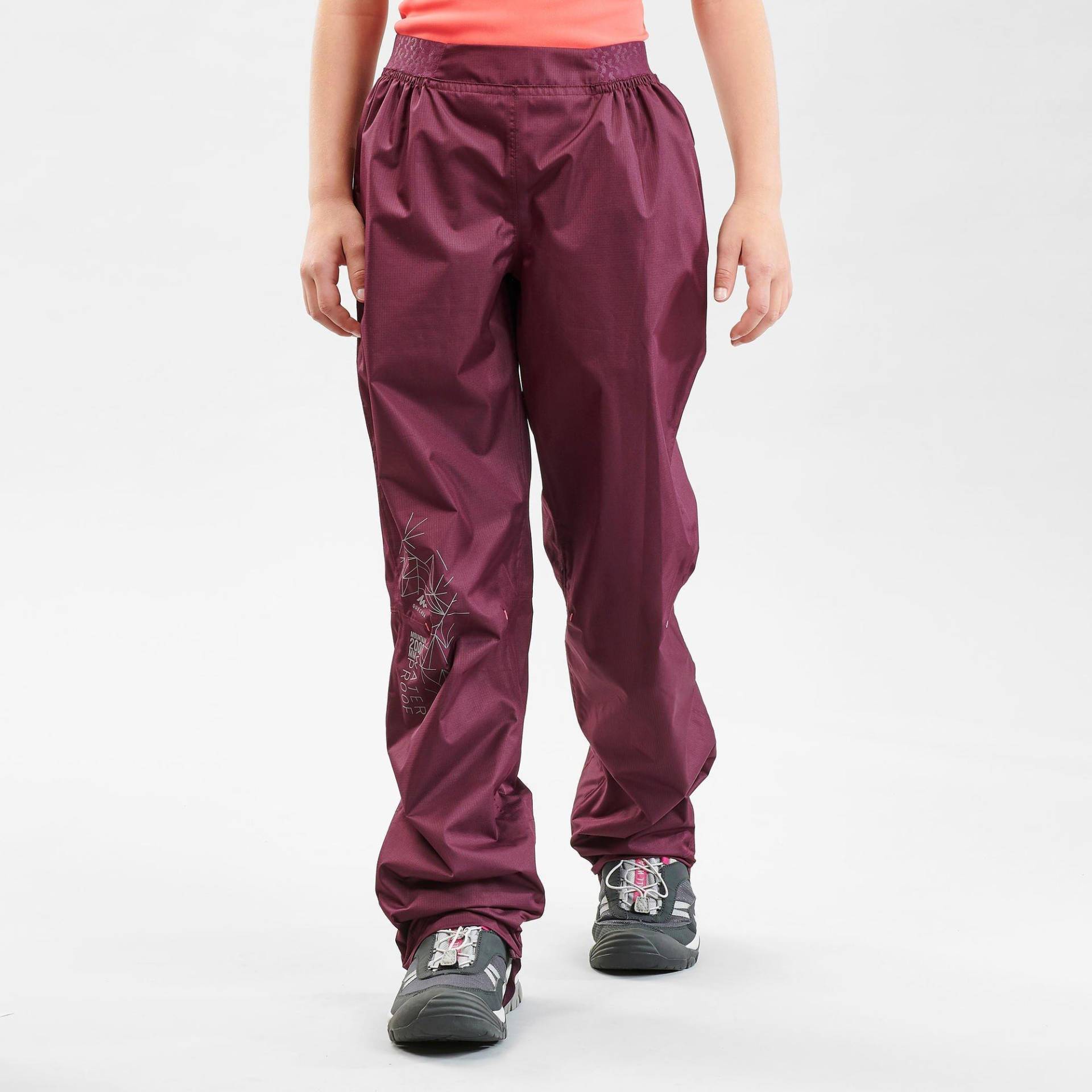 Überhose - Mh500 Unisex Violett Bedruckt 10-12A von QUECHUA