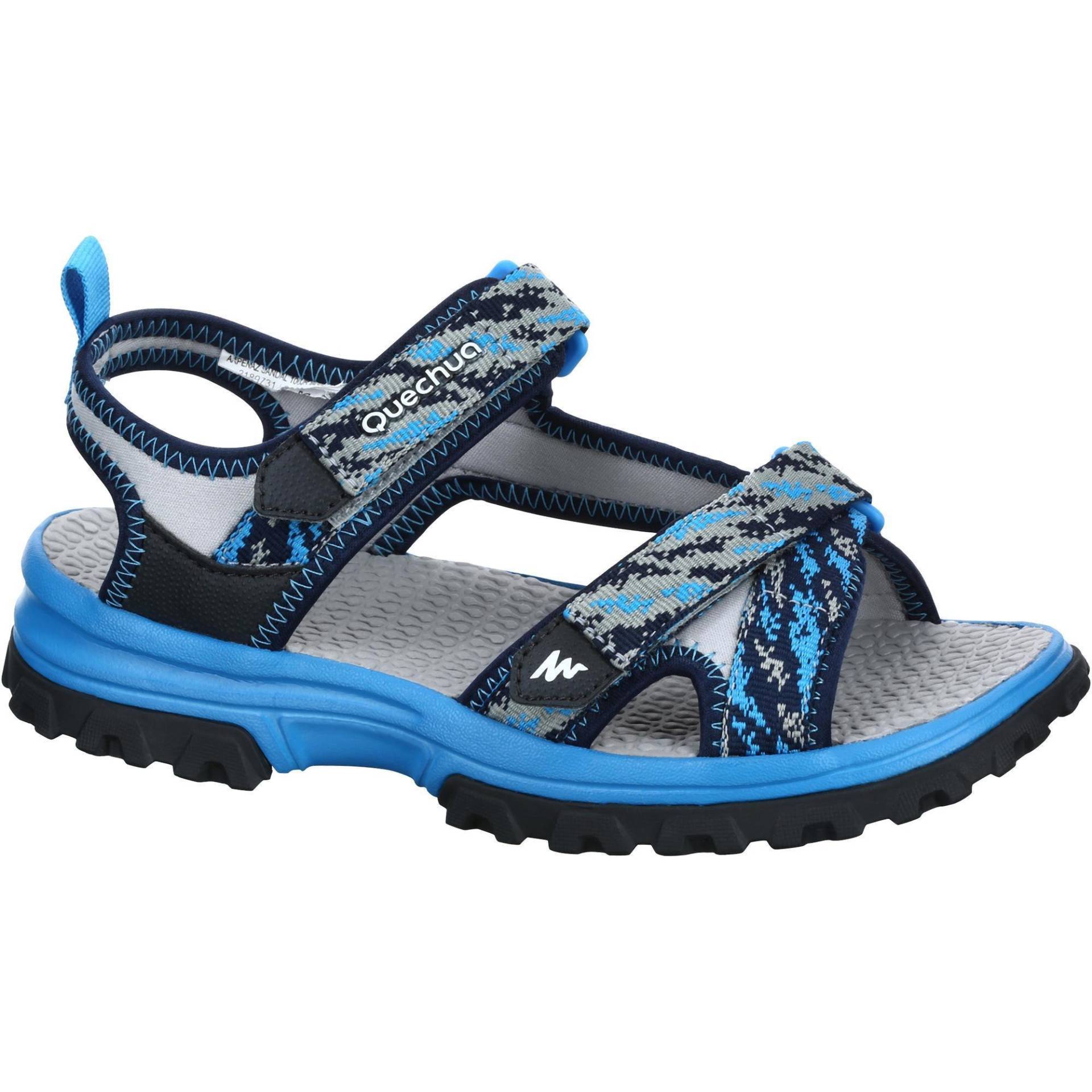 Sandalen - Mh120 Unisex Blau Bedruckt 32 von QUECHUA