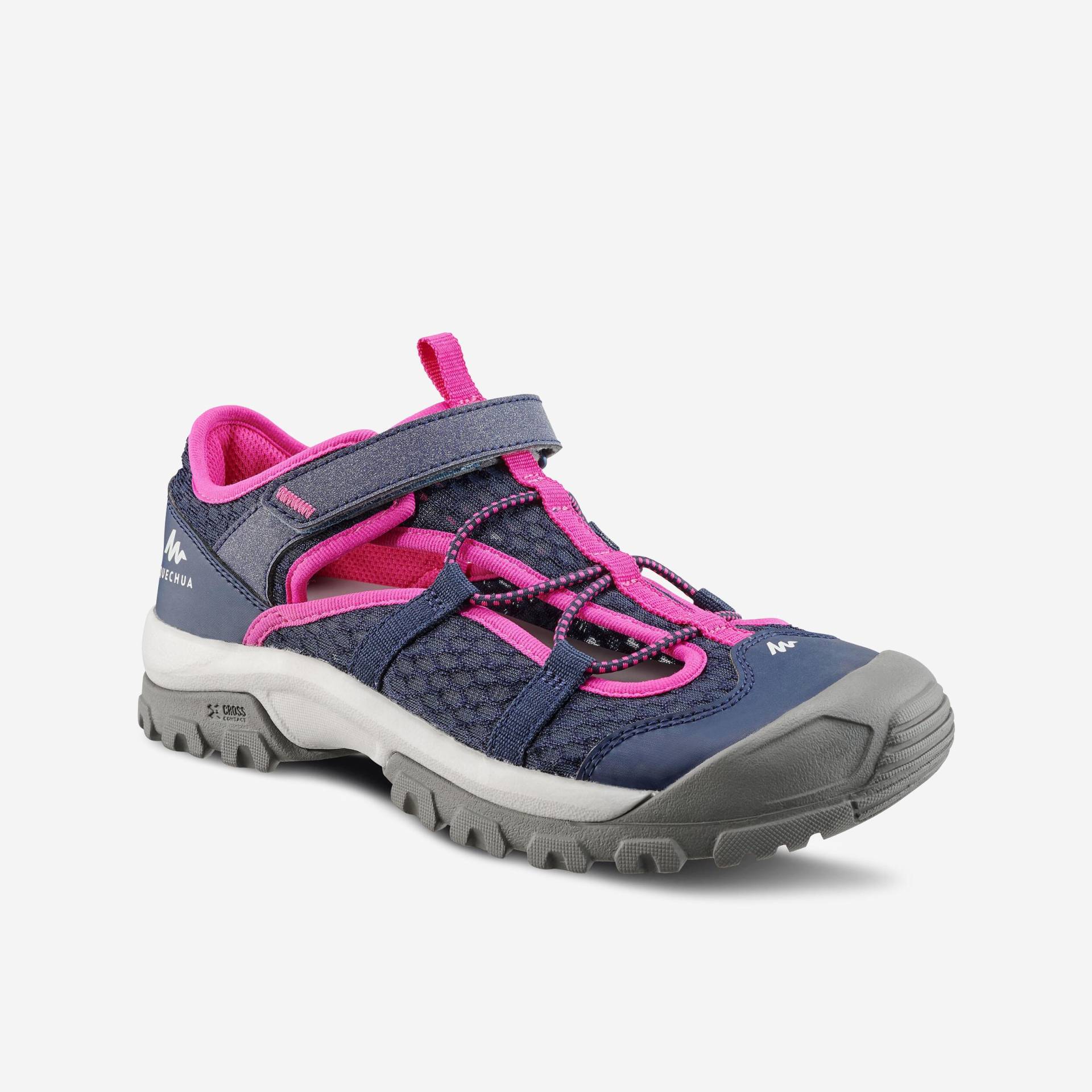 Wandersandalen Mh150 Tw Kinder Mädchen Gr.28–39 Unisex Rosa 34 von QUECHUA