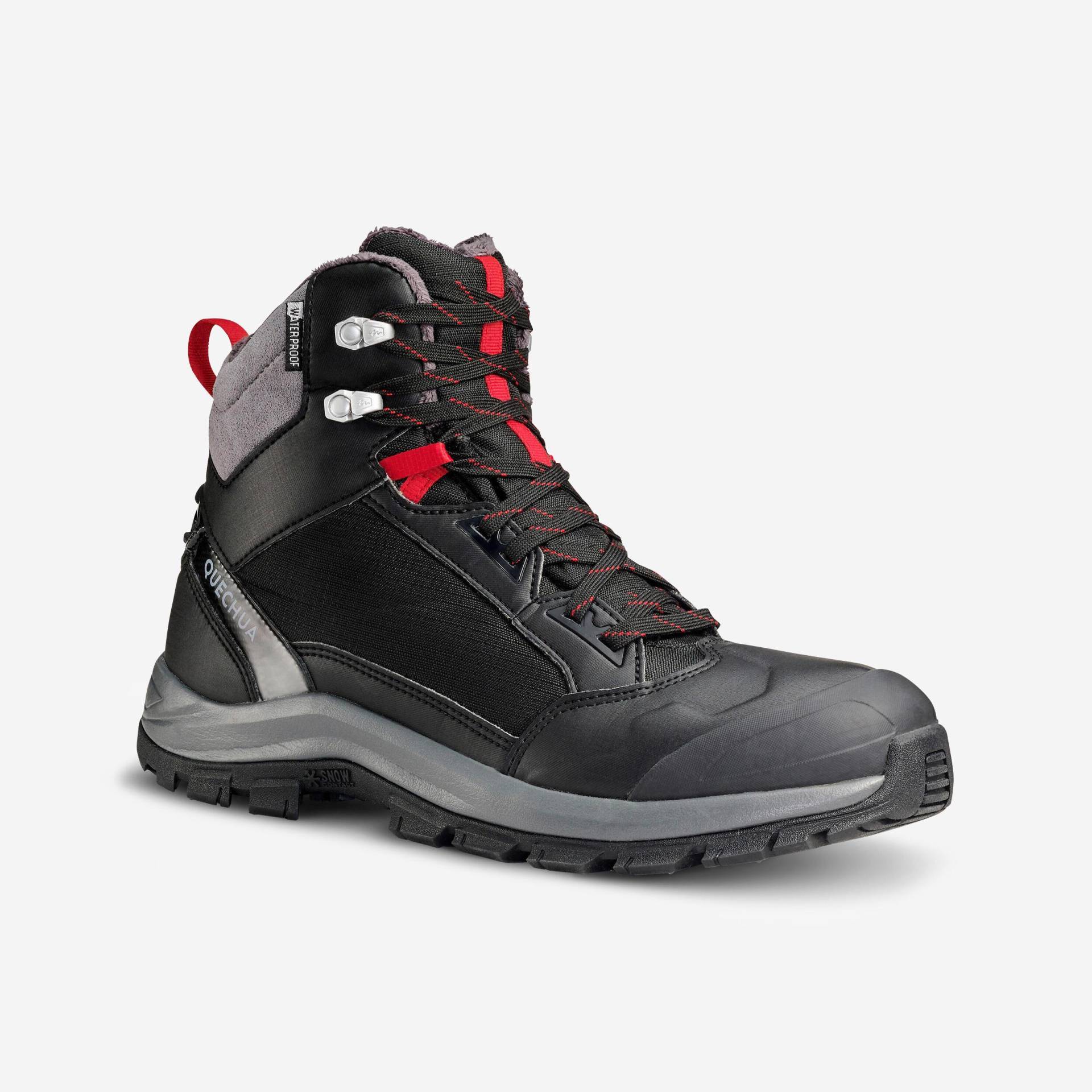 Schuhe - Sh500 Mid Herren Schwarz 39 von QUECHUA