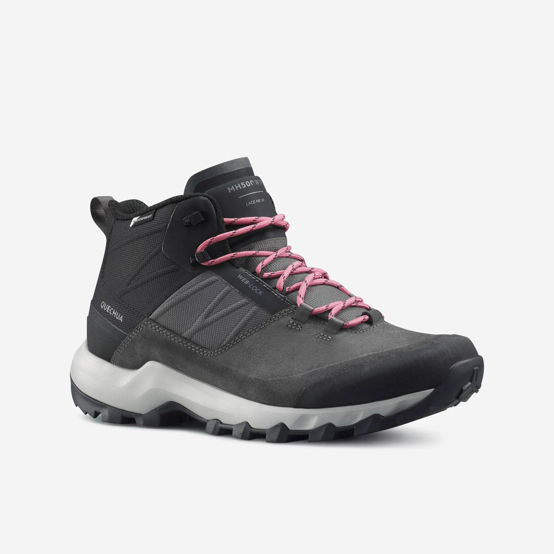 Schuhe - Mh500 Damen Taubengrau 39 von QUECHUA