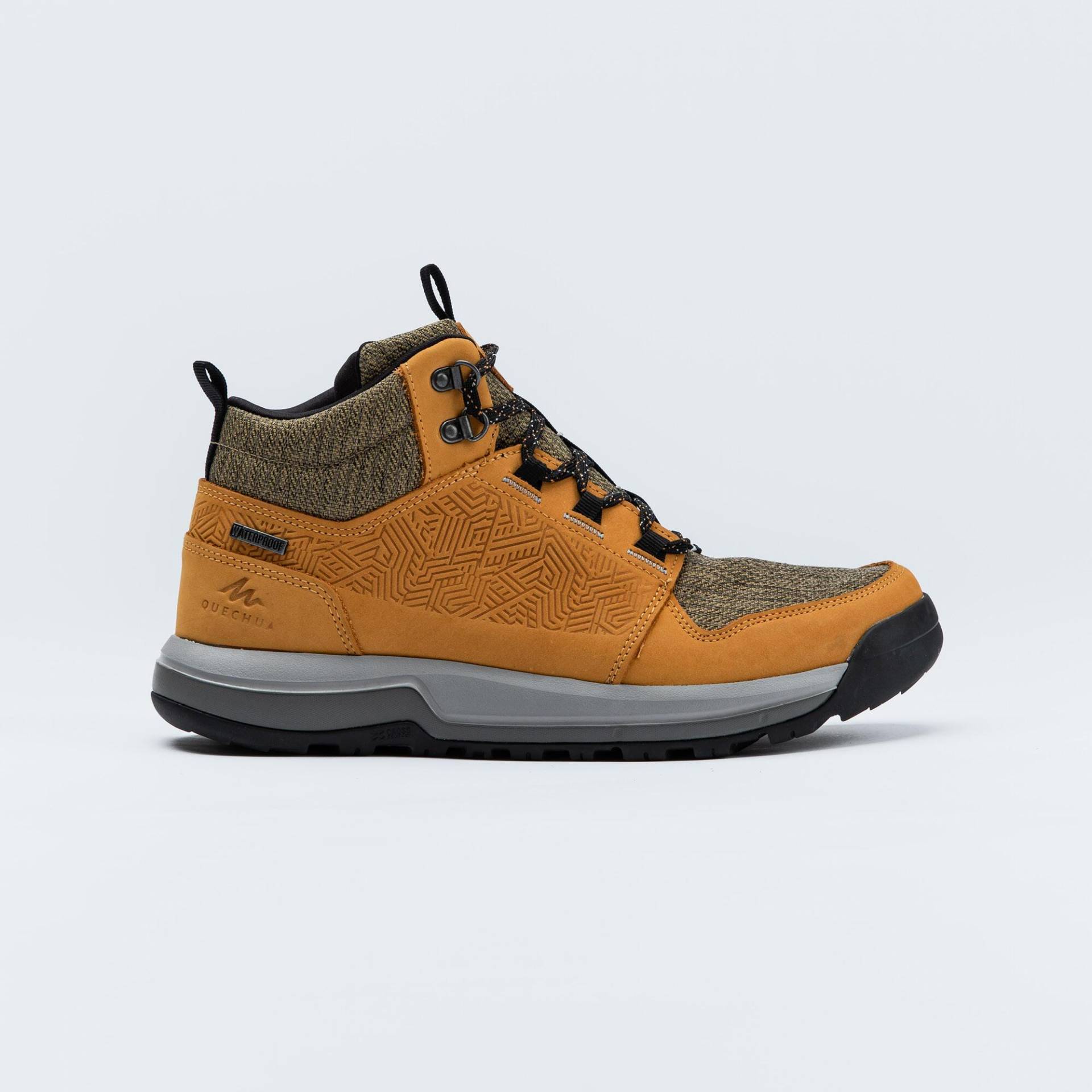 Schuhe - Nh500 Mid Wp Herren Braun 42 von QUECHUA