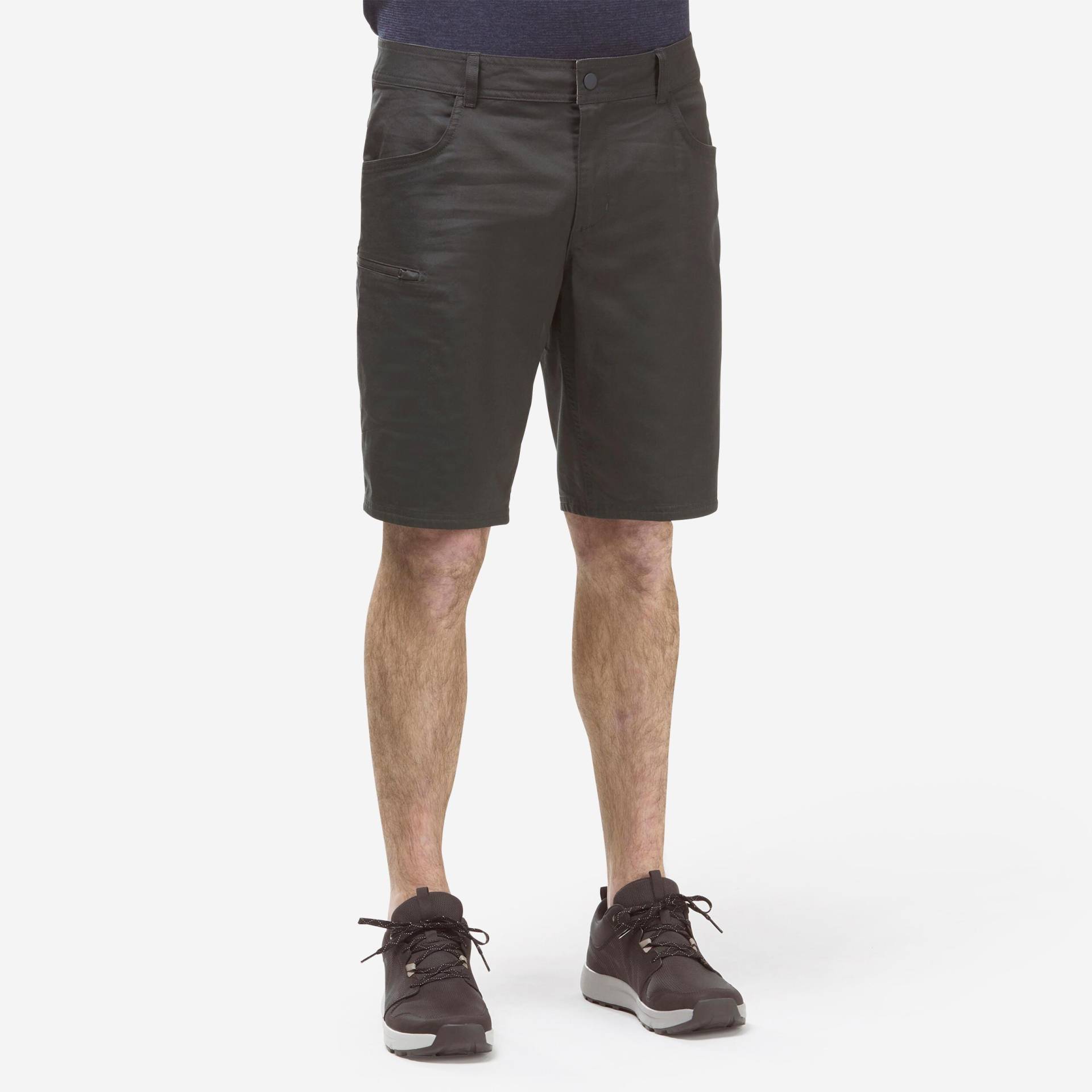 Wandershorts Naturwandern Nh500 Regular Herren Dunkelgrau Herren Grau 42 von QUECHUA