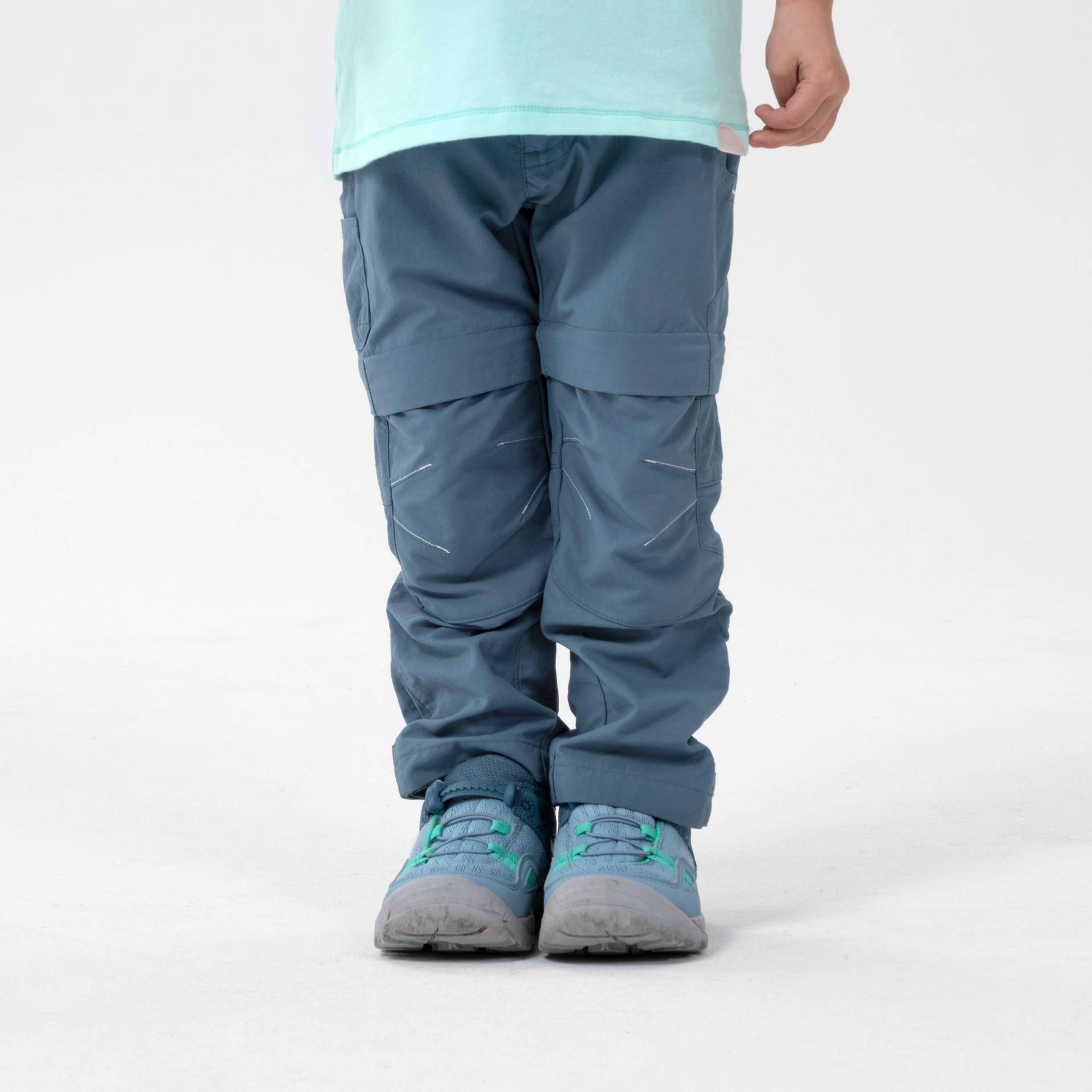 Zip-off-hose - Mh500 Kid Unisex Mittelblau 5-6A von QUECHUA