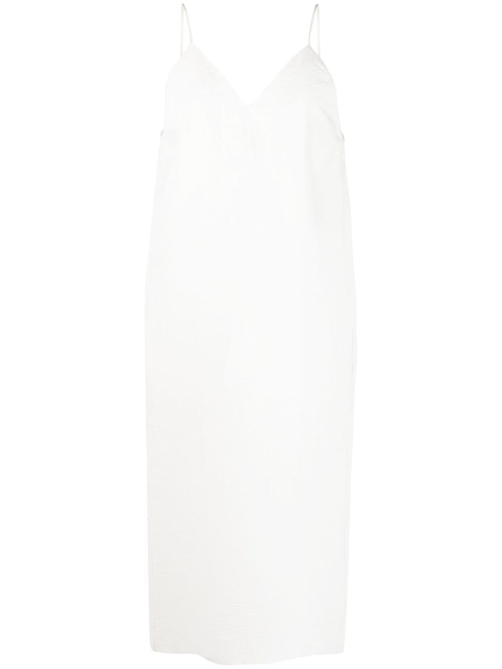 QUIRA lined straight dress - White von QUIRA