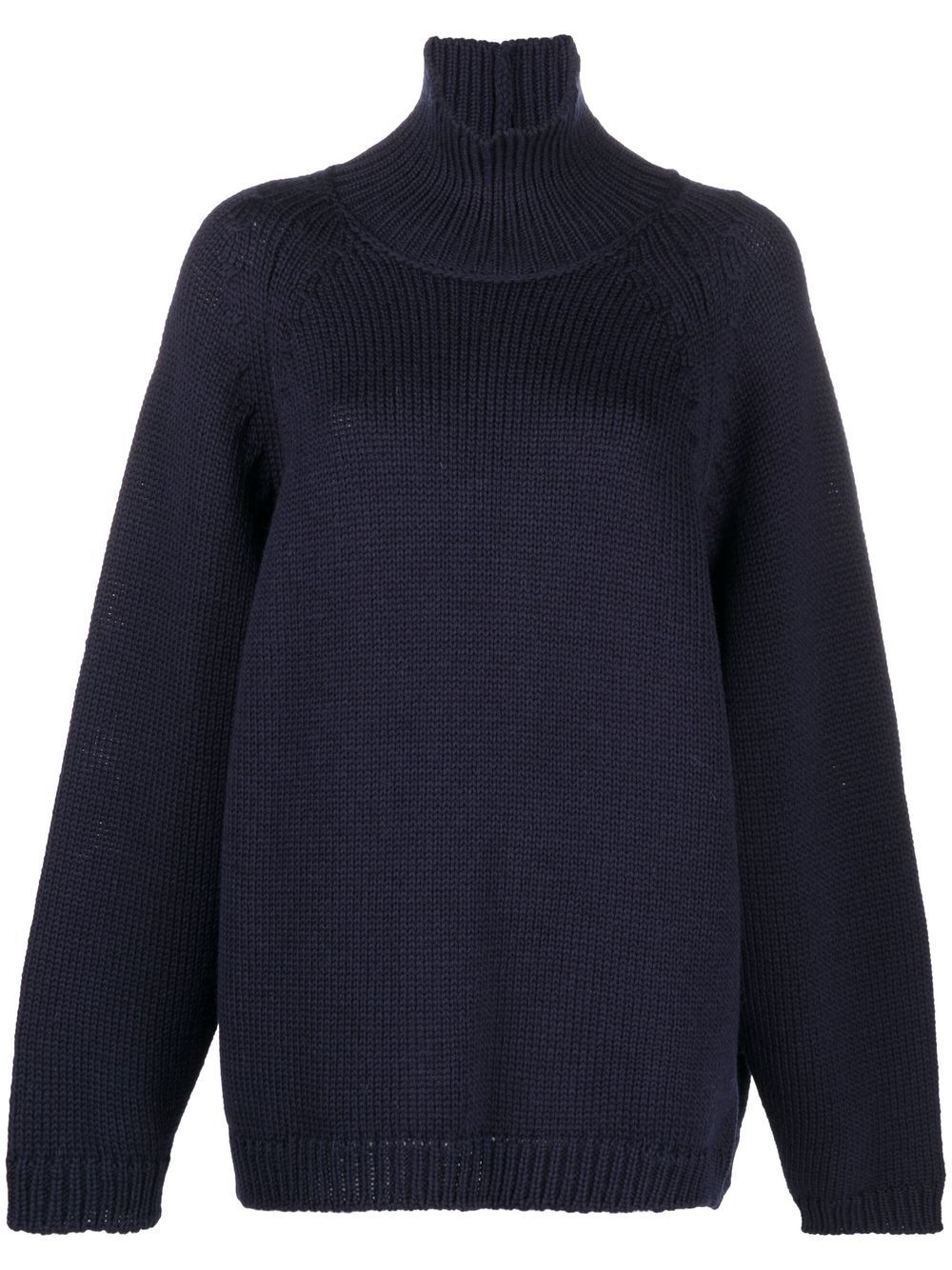 QUIRA roll neck wool jumper - Blue von QUIRA