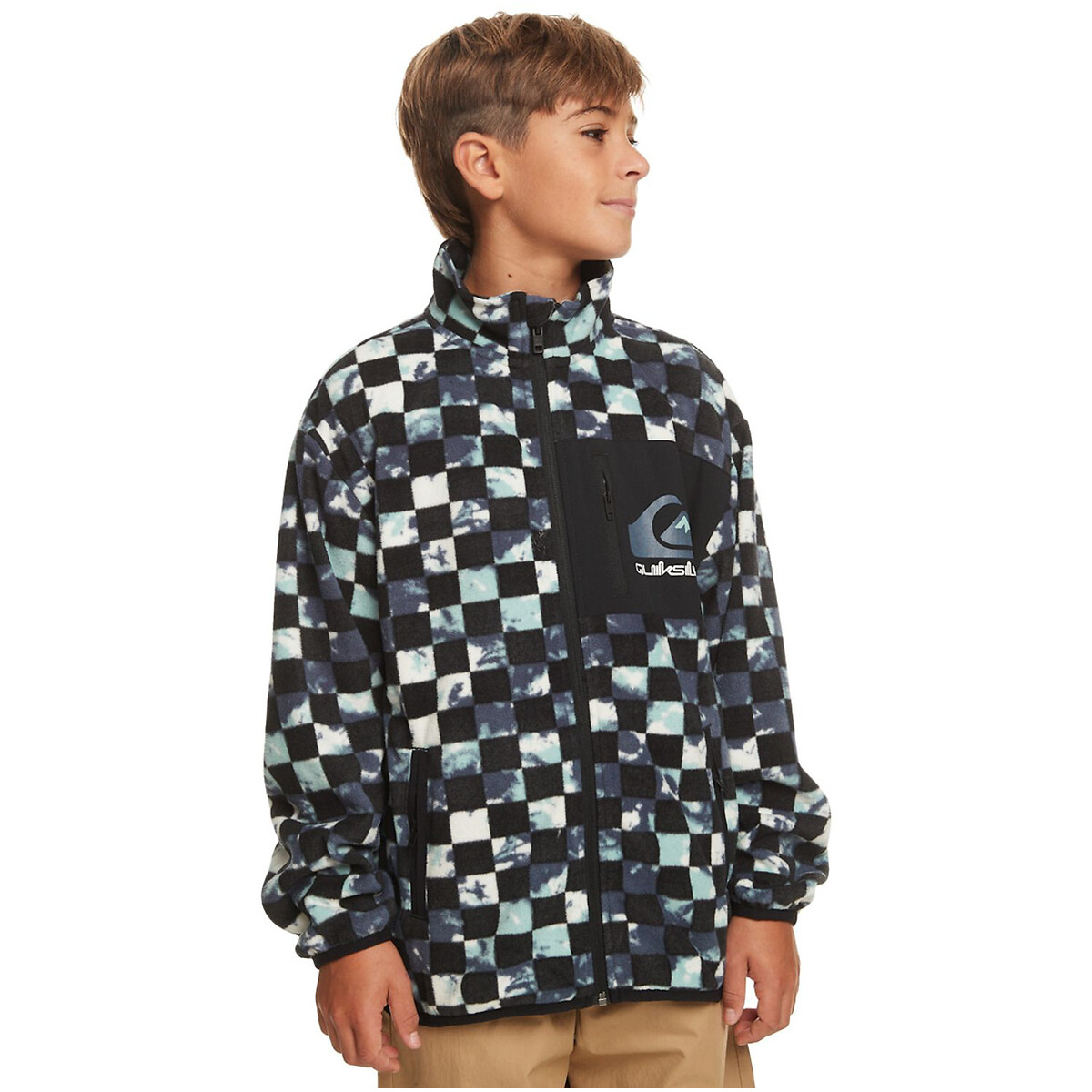 Bedruckte Fleecejacke mit Reissverschluss von Quiksilver