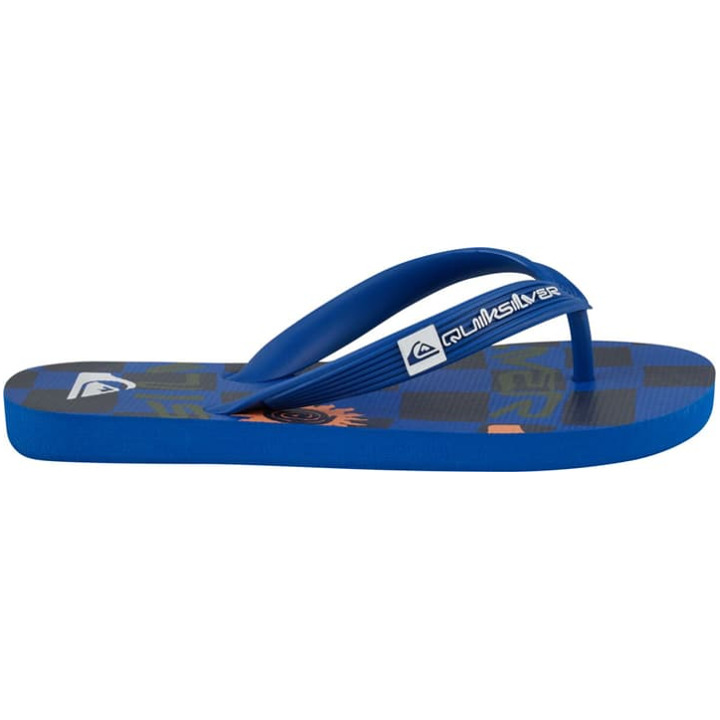 Quiksilver Blurry Check Java Flipflops blau von Quiksilver