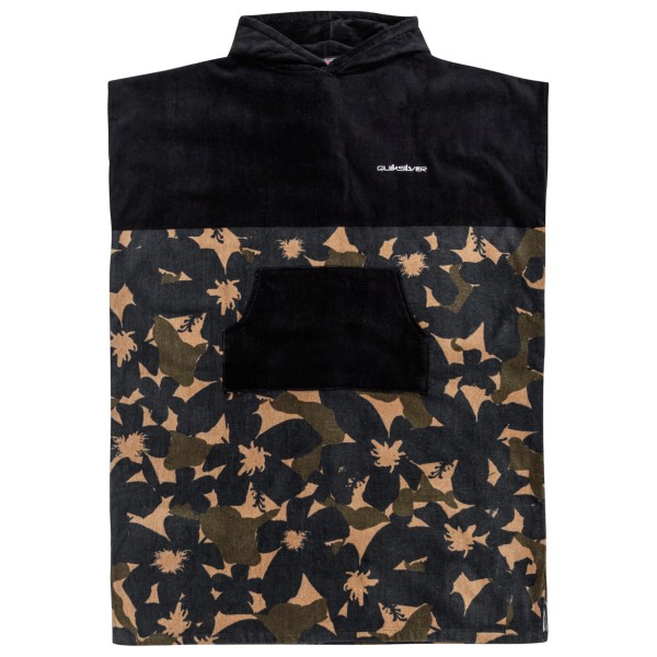 Quiksilver - Hoody Towel - Surf Poncho Gr One Size grau;schwarz von Quiksilver