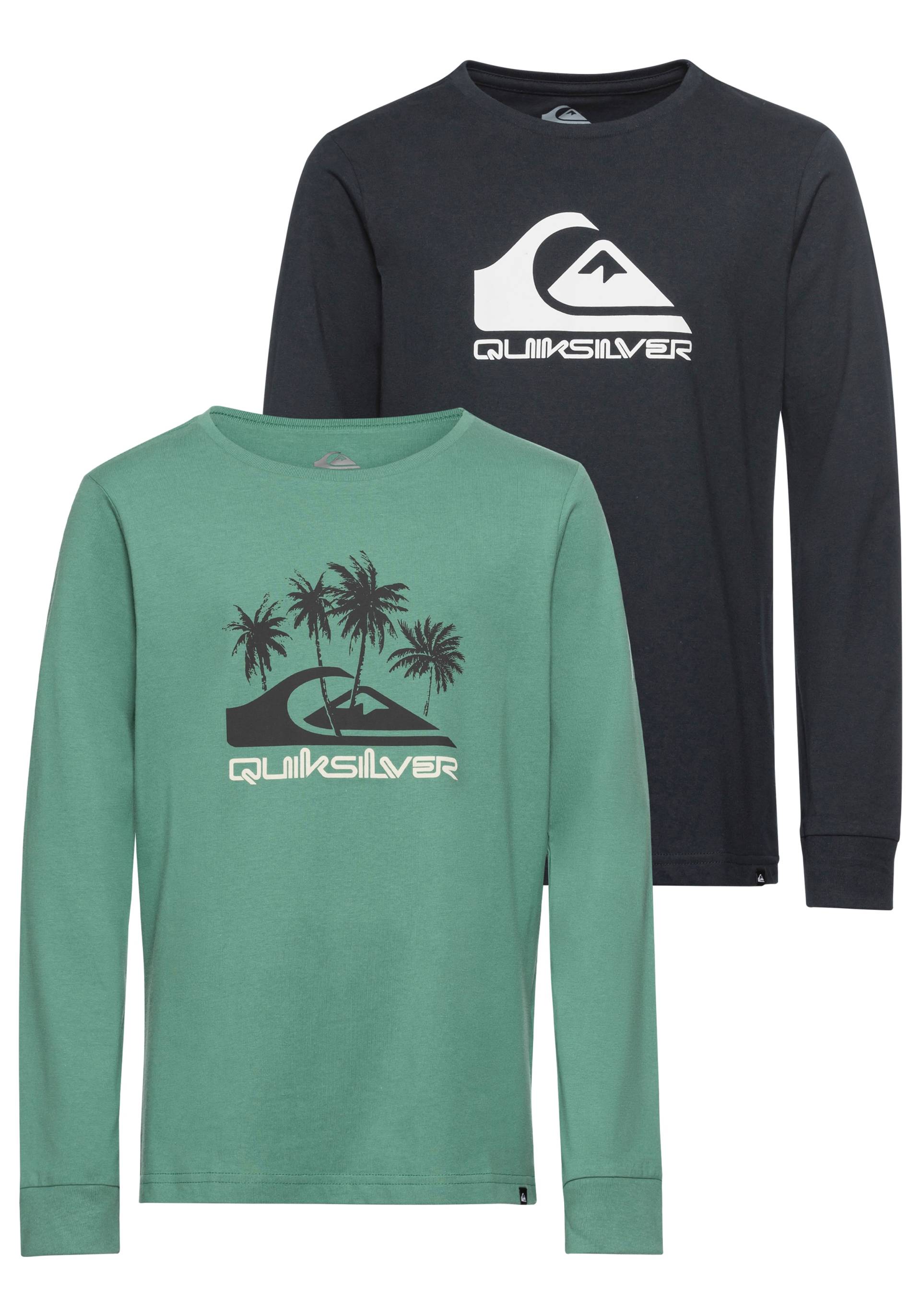 Quiksilver Langarmshirt »STATEMENTBAIKAD Boys«, (Packung, 2 tlg., 2er-Pack) von Quiksilver