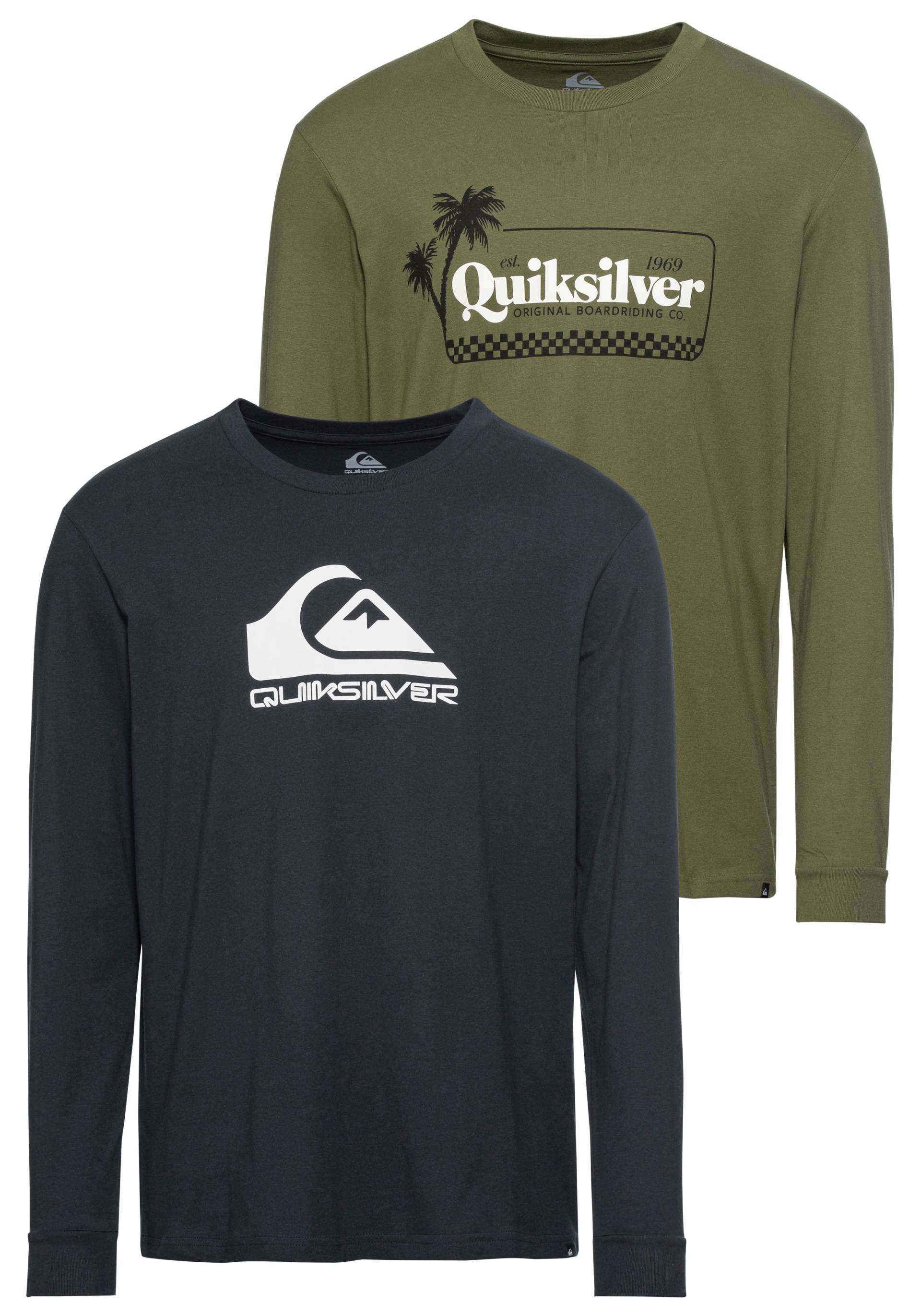 Quiksilver Langarmshirt, (Packung, 2 tlg., 2er-Pack) von Quiksilver