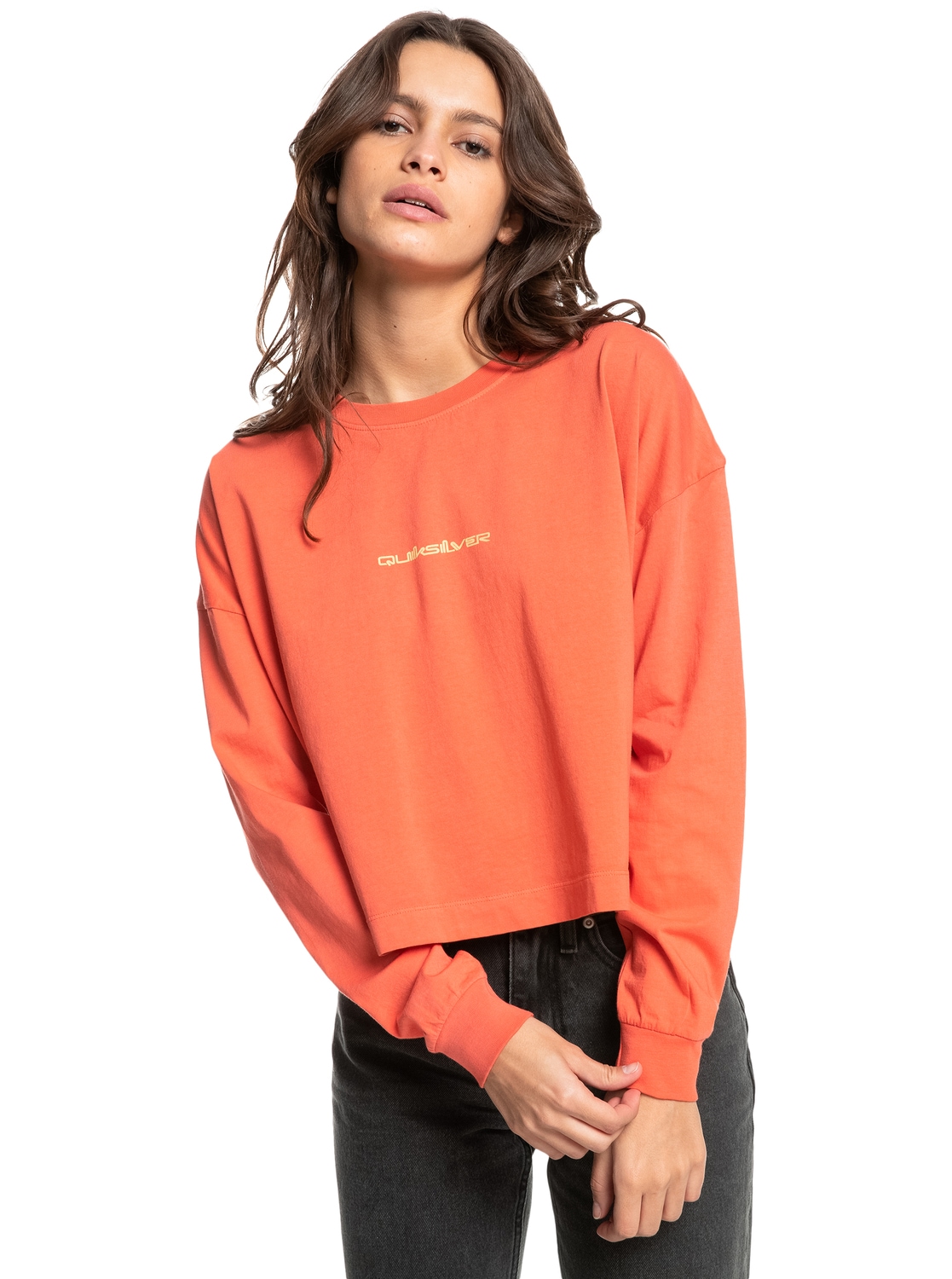 Quiksilver Langarmshirt »Quiksilver Womens Oversized Crop« von Quiksilver