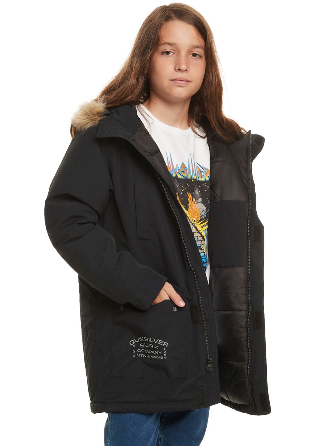 Quiksilver Outdoorjacke »GUM HEAVY PARKA JCKT - für Kinder«, mit Kapuze von Quiksilver