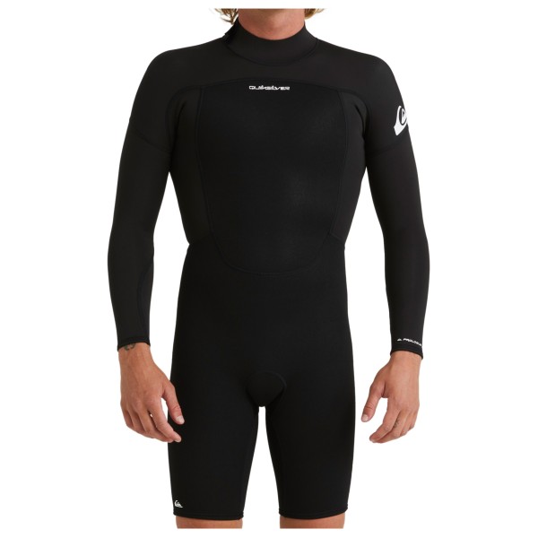 Quiksilver - Prologue 2/2 L/S Springsuit Back Zip - Neoprenanzug Gr S schwarz von Quiksilver