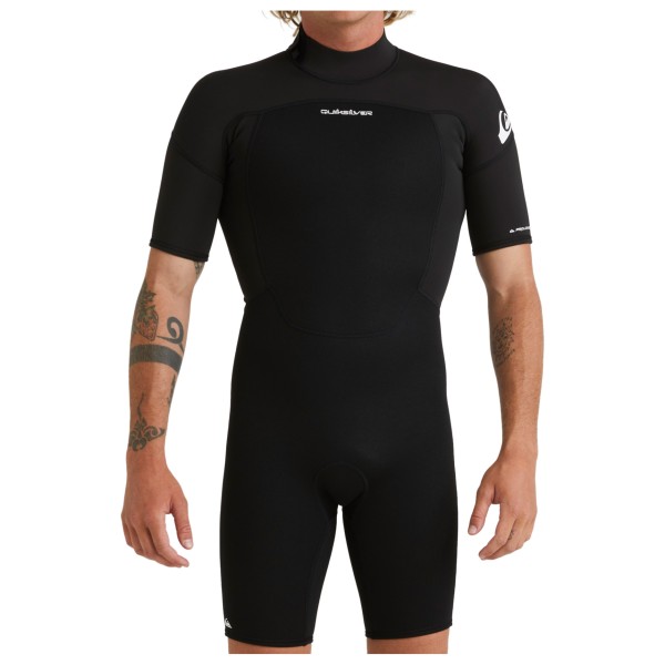 Quiksilver - Prologue 2/2 S/S Springsuit Back Zip - Neoprenanzug Gr L schwarz von Quiksilver