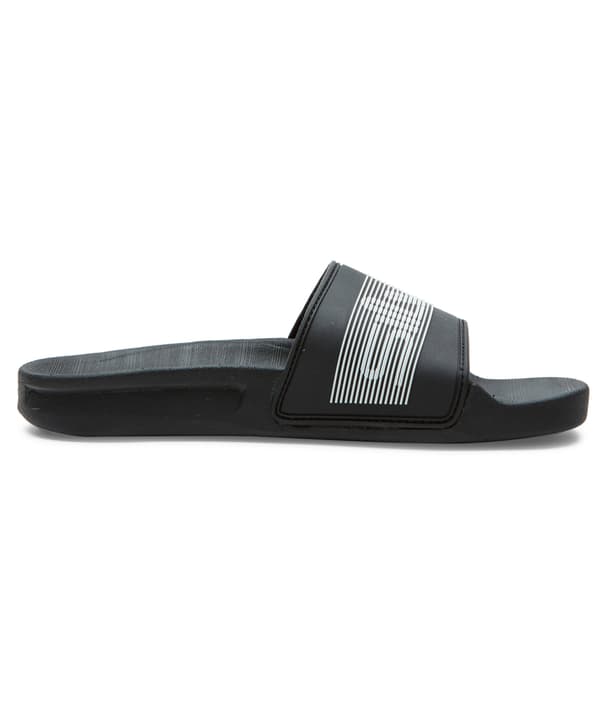 Quiksilver Rivi Wordmark Slide Hausschuhe schwarz von Quiksilver