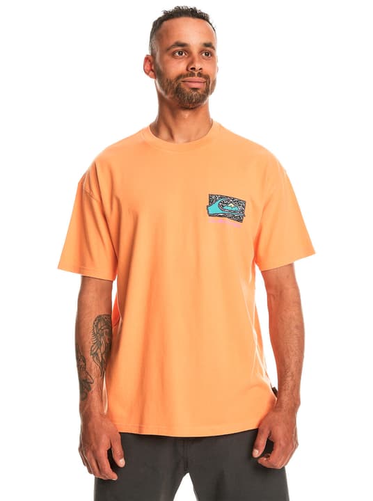 Quiksilver Spin Cycle T-Shirt orange von Quiksilver