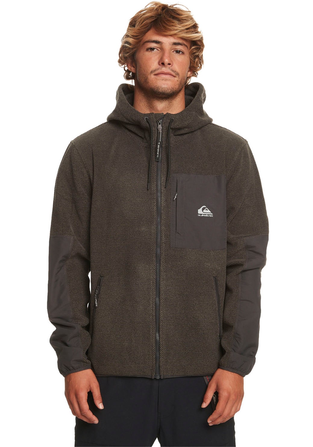 Quiksilver Strickfleecejacke »LAST RUN HOOD OTLR KTA0«, mit Kapuze von Quiksilver