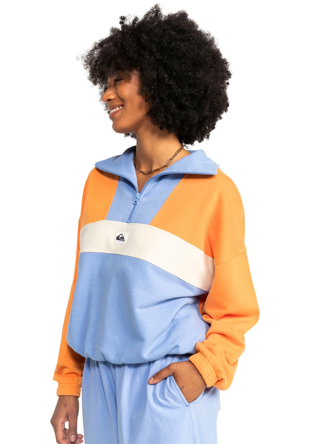 Quiksilver Sweatshirt »UNI HZ CROP BLOCK« von Quiksilver