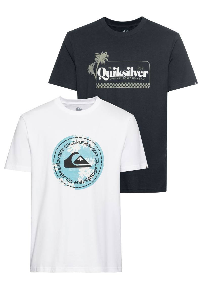 Quiksilver T-Shirt, (Packung, 2 tlg., 2er-Pack) von Quiksilver