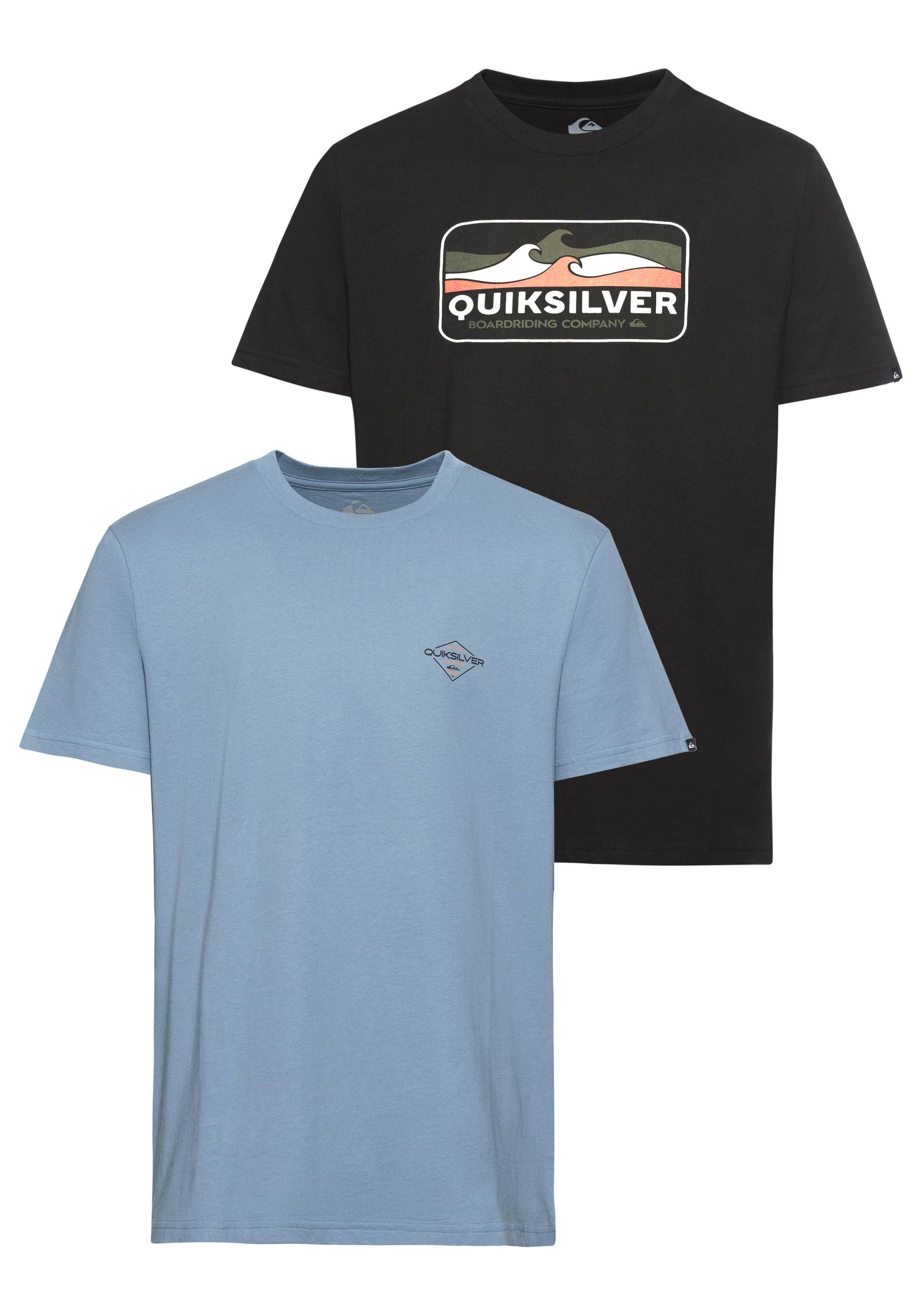 Quiksilver T-Shirt, (Packung, 2 tlg., 2er-Pack) von Quiksilver
