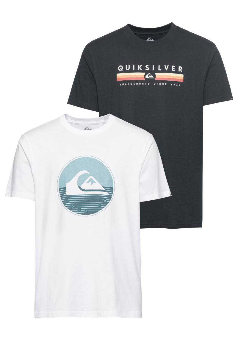 Quiksilver T-Shirt, (Packung, 2 tlg., 2er-Pack) von Quiksilver