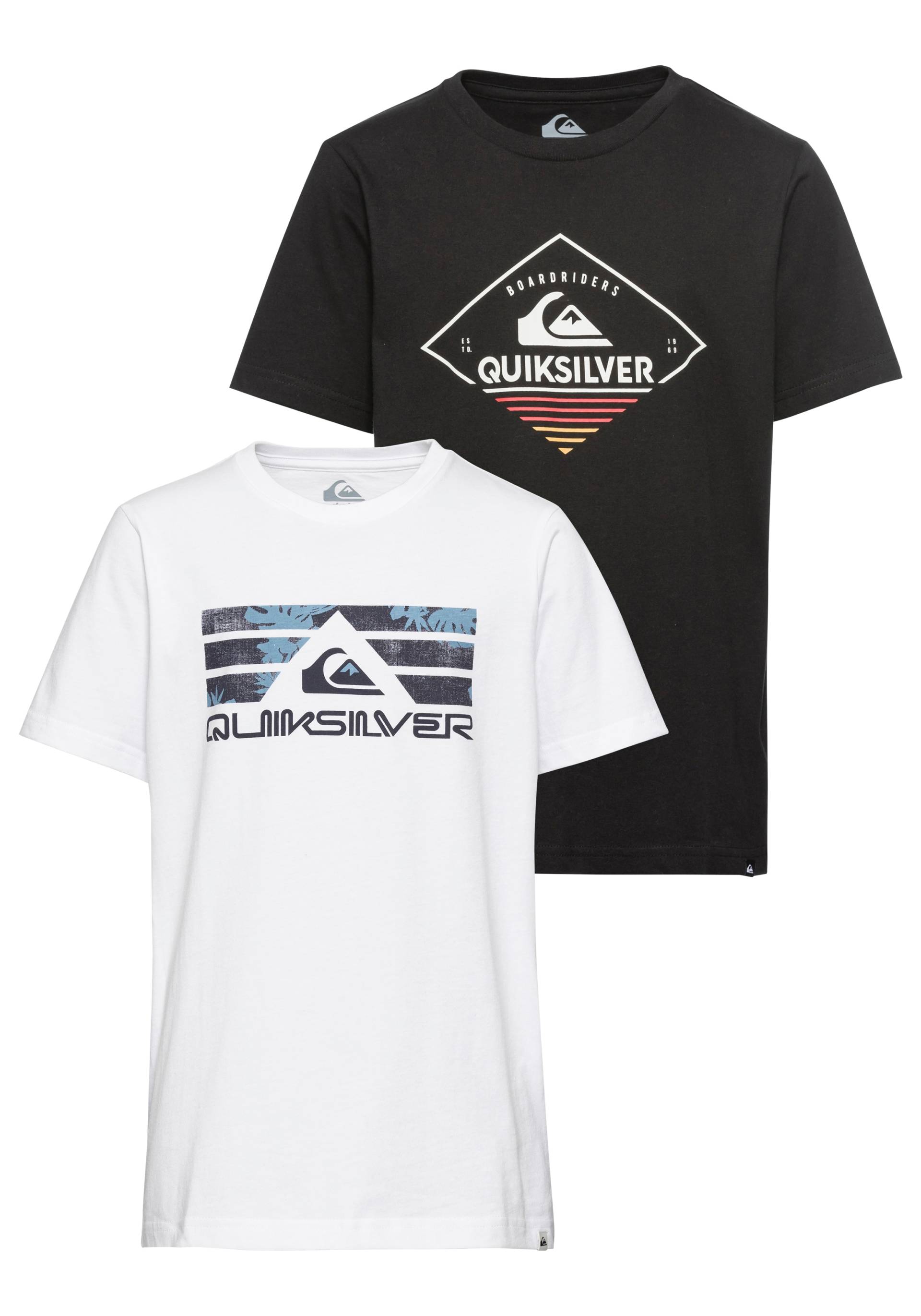 Quiksilver T-Shirt, (Packung, 2 tlg., 2er-Pack) von Quiksilver