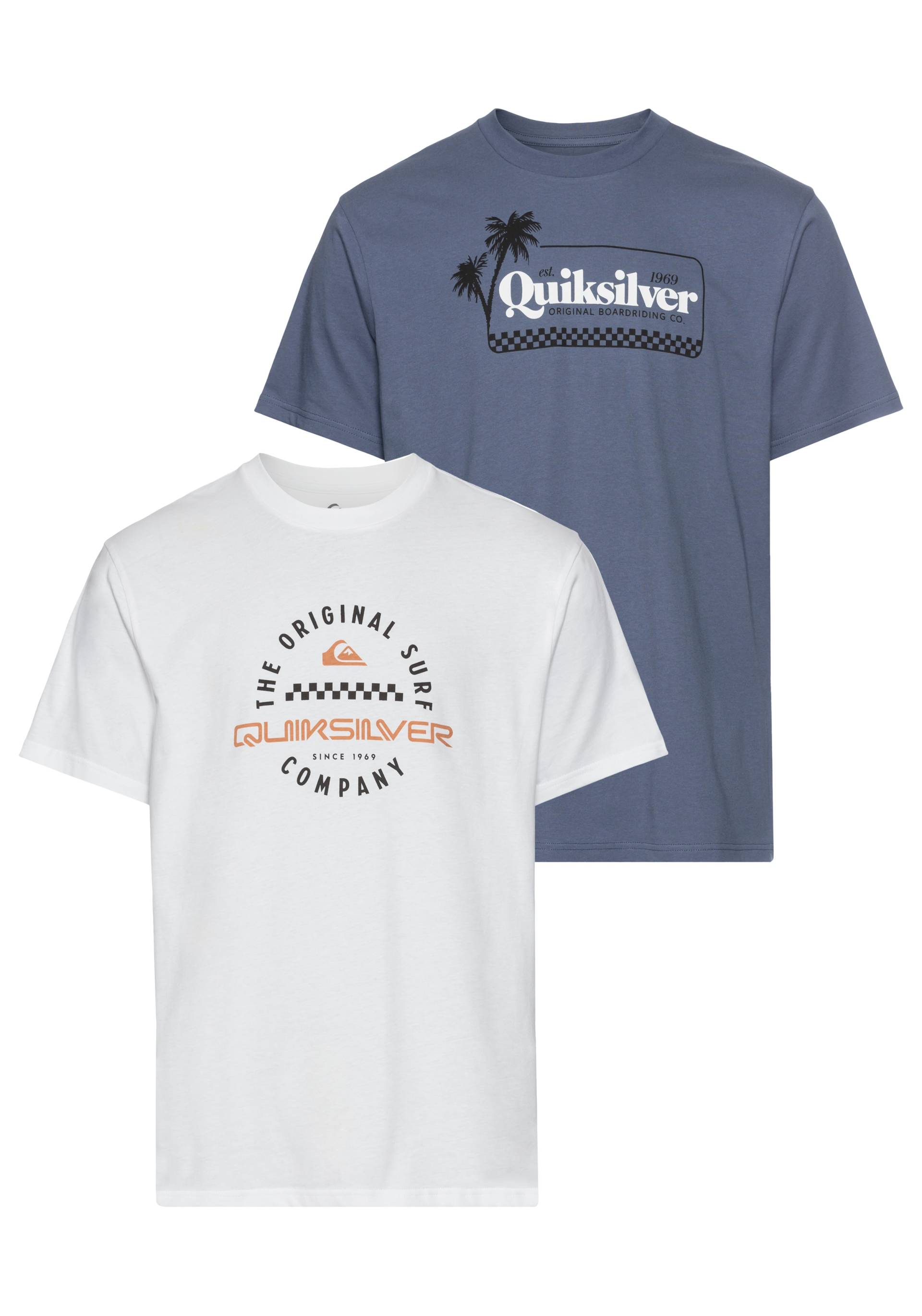 Quiksilver T-Shirt »POST IT ROKELIA SHORT SLEEVE PACK YM«, (2 tlg.), Doppelpack T-Shirt mit Print Quiksilver T-Shirt »POST IT ROKELIA SHORT SLEEVE PACK YM«, (2 tlg.), Doppelpack T-Shirt mit Print von Quiksilver