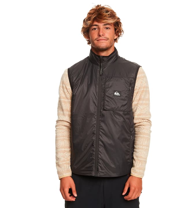 Quiksilver Under Story Gilet Fleecepullover anthrazit von Quiksilver