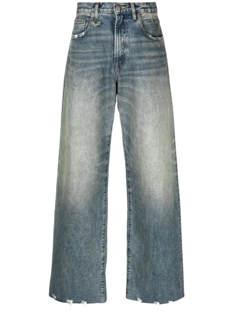 R13 D'arcy high-rise wide-leg jeans - Blue von R13