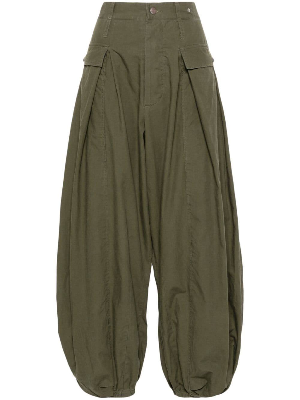 R13 Jesse cropped cargo trousers - Green von R13