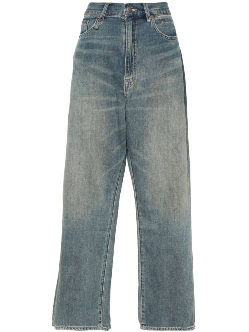 R13 Venti mid-rise wide-leg jeans - Blue von R13