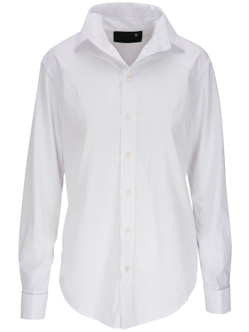 R13 button-down long-sleeved shirt - White von R13