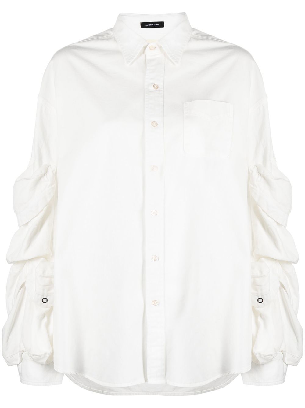 R13 cargo pockets shirt - White von R13