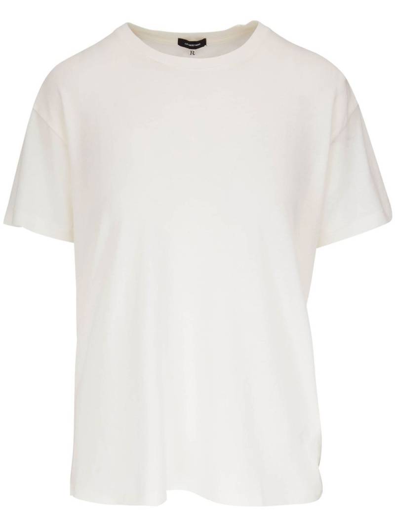 R13 crew-neck T-shirt - Neutrals von R13