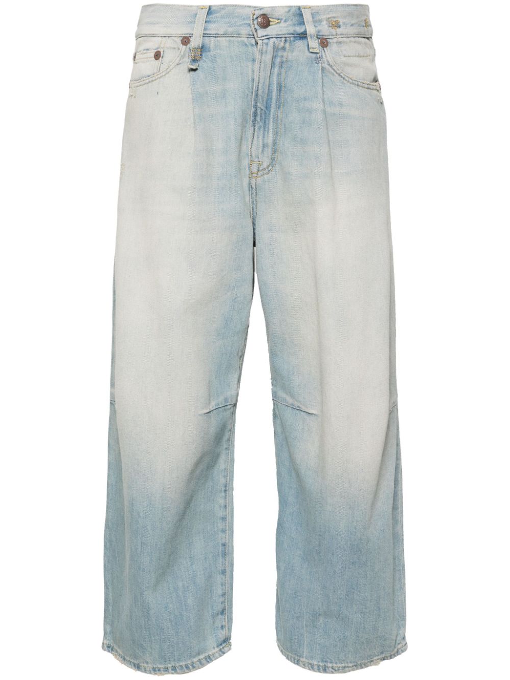 R13 cropped wide-leg jeans - Blue von R13