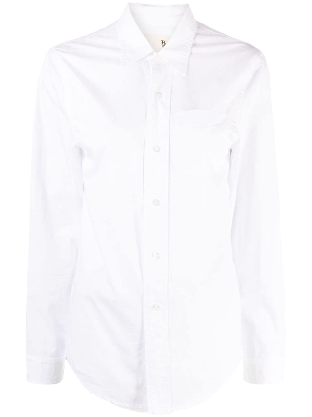 R13 foldout layered cotton shirt - White von R13