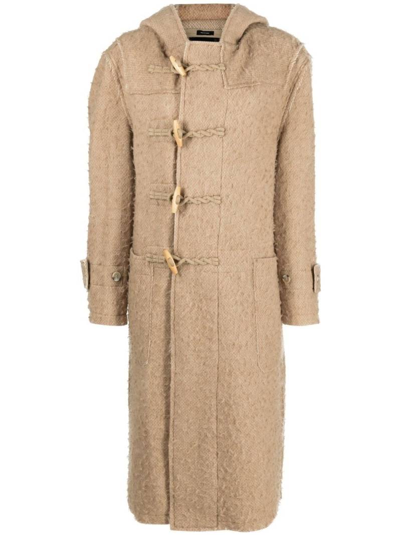R13 hooded duffle coat - Neutrals von R13
